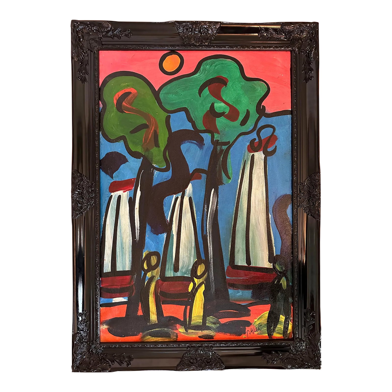 Peter Keil Original Painting: Peter Keil is a German artist that focuses primarily on abstract expressionism. Keil painted with some of the greats including Joan MirÃ³, Pablo Picasso and Andy Warhol, to name a few. This