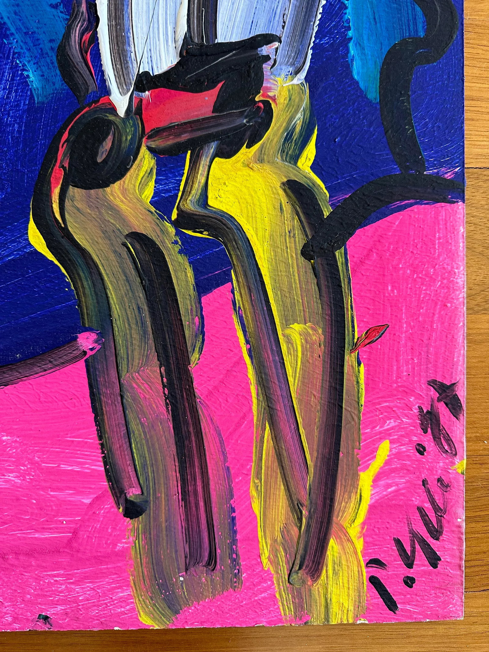 Original 1987 Peter Keil Painting - 2