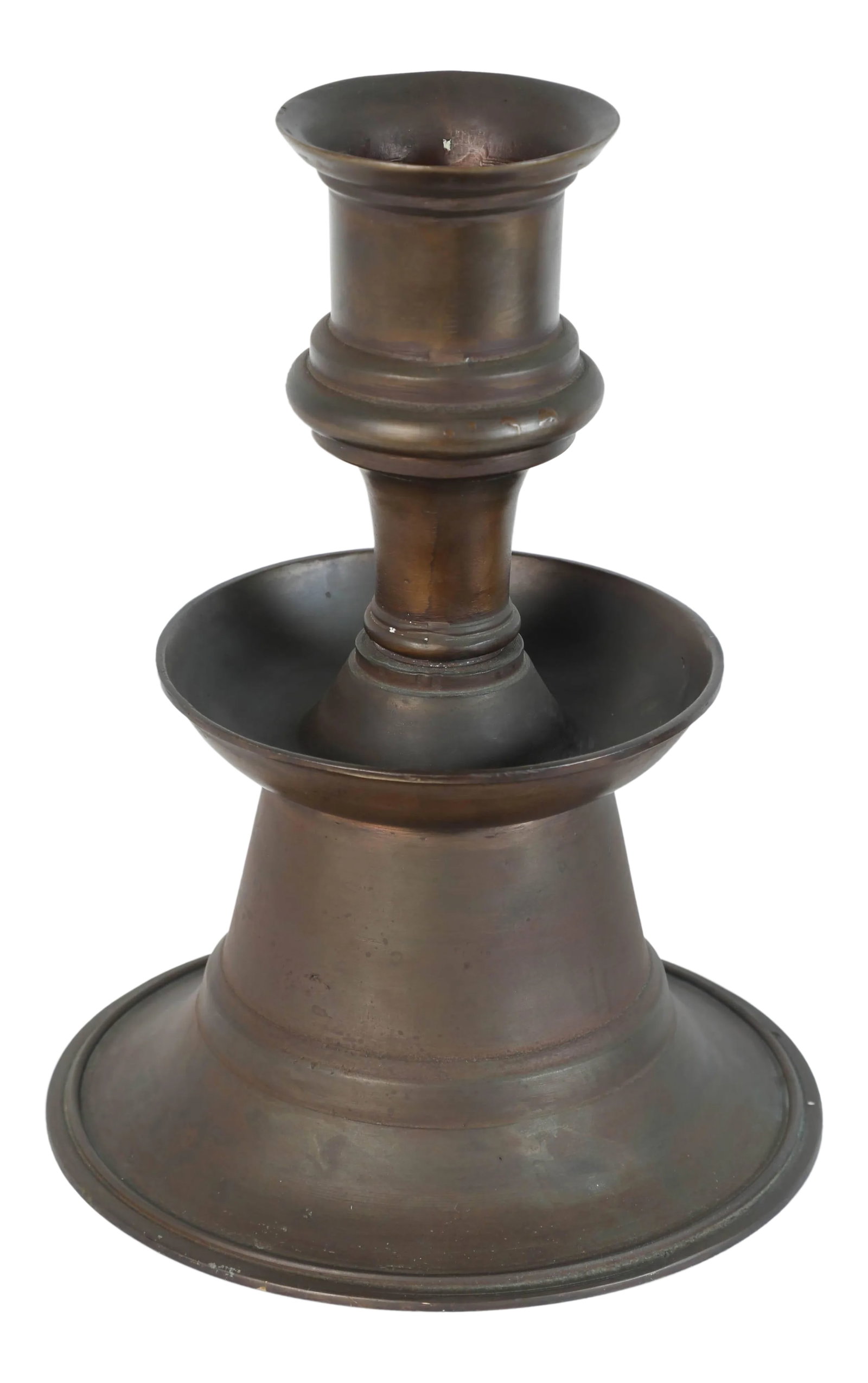 Ottoman Empire Cast Bronze Candleholders - a Pair - 2
