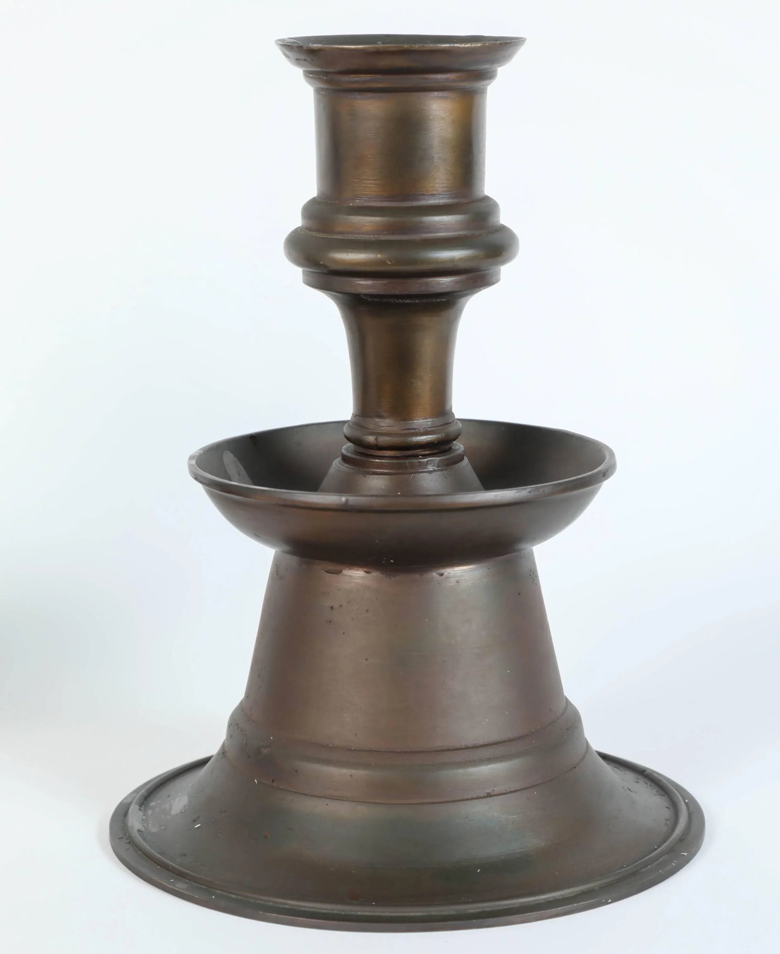 Ottoman Empire Cast Bronze Candleholders - a Pair - 3