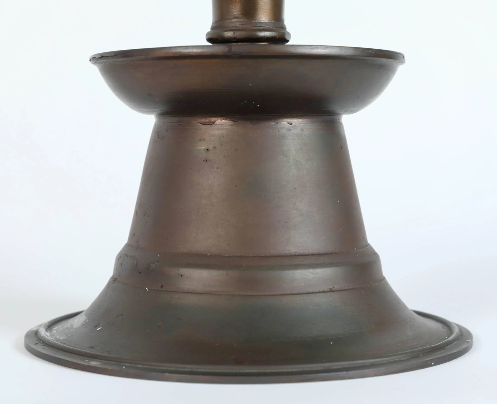 Ottoman Empire Cast Bronze Candleholders - a Pair - 6
