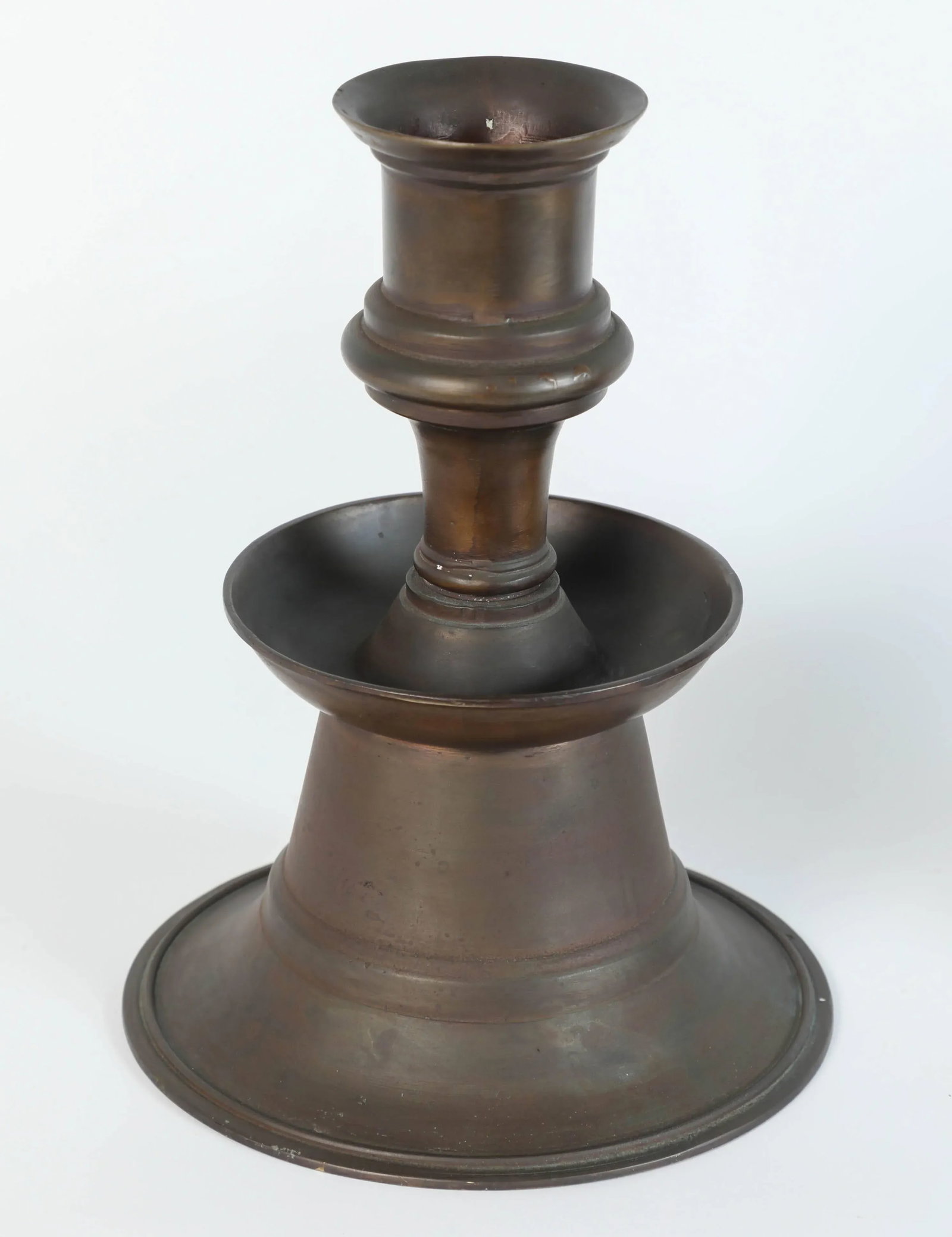 Ottoman Empire Cast Bronze Candleholders - a Pair - 8