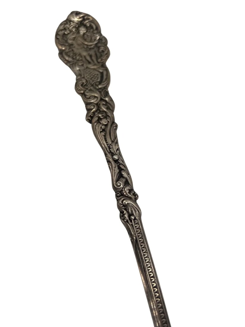 Rare 1888 Gorham Sterling Silver Versailles Potato Serving Spoon 12.5" - 3