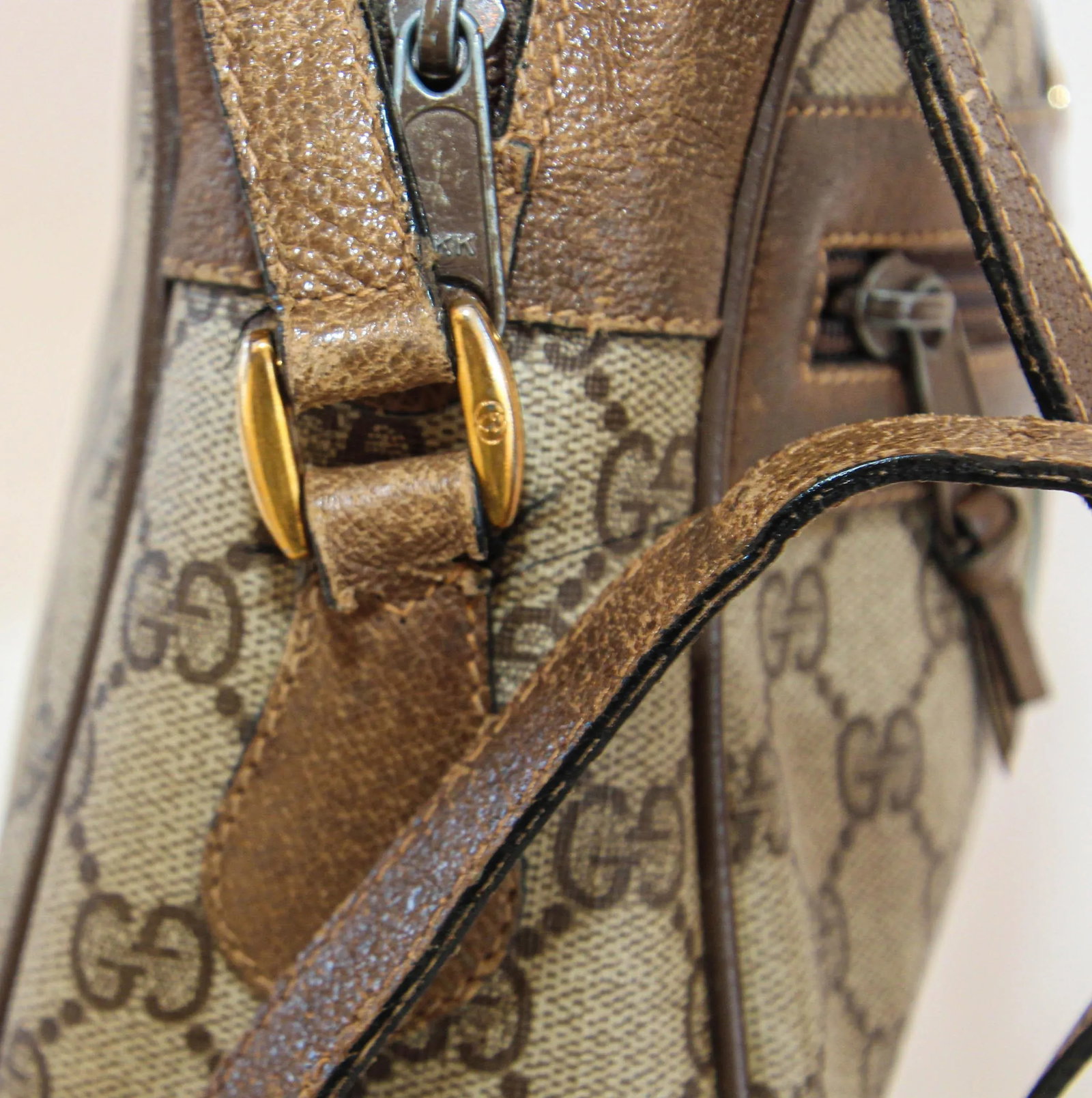 Vintage GUCCI Monogram Ophidia Web GG Supreme Shoulder Crossbody Bag - 10