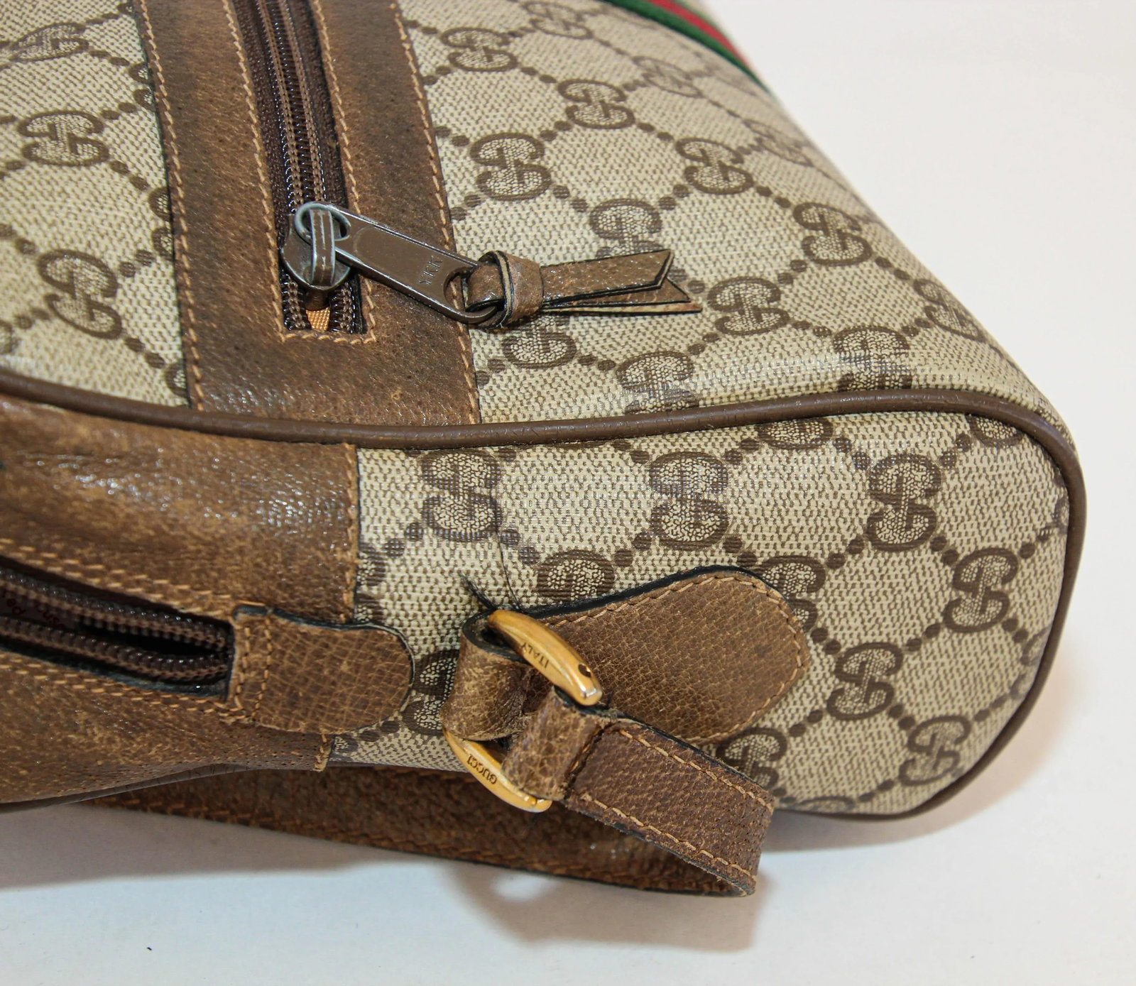 Vintage GUCCI Monogram Ophidia Web GG Supreme Shoulder Crossbody Bag - 3