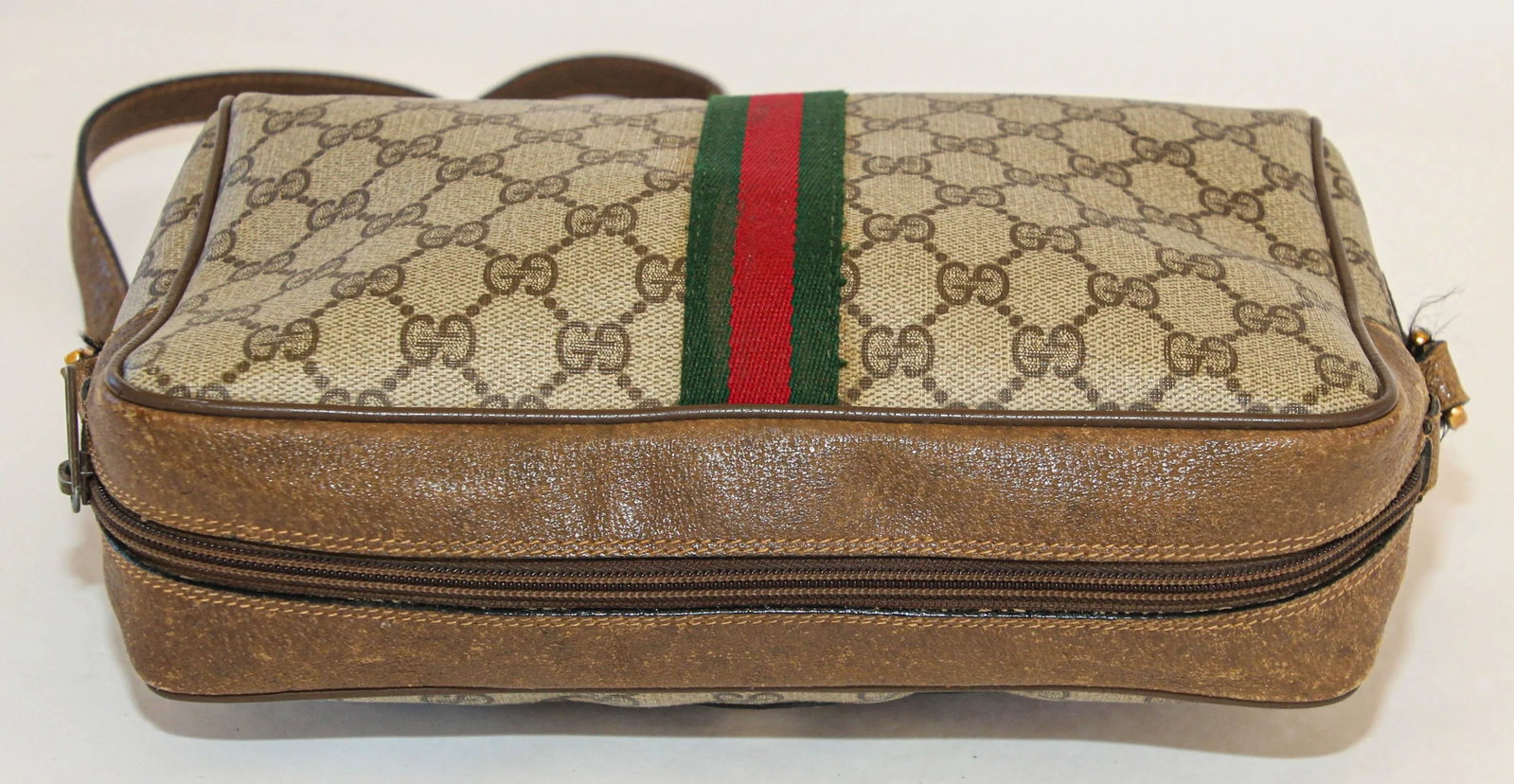 Vintage GUCCI Monogram Ophidia Web GG Supreme Shoulder Crossbody Bag - 4