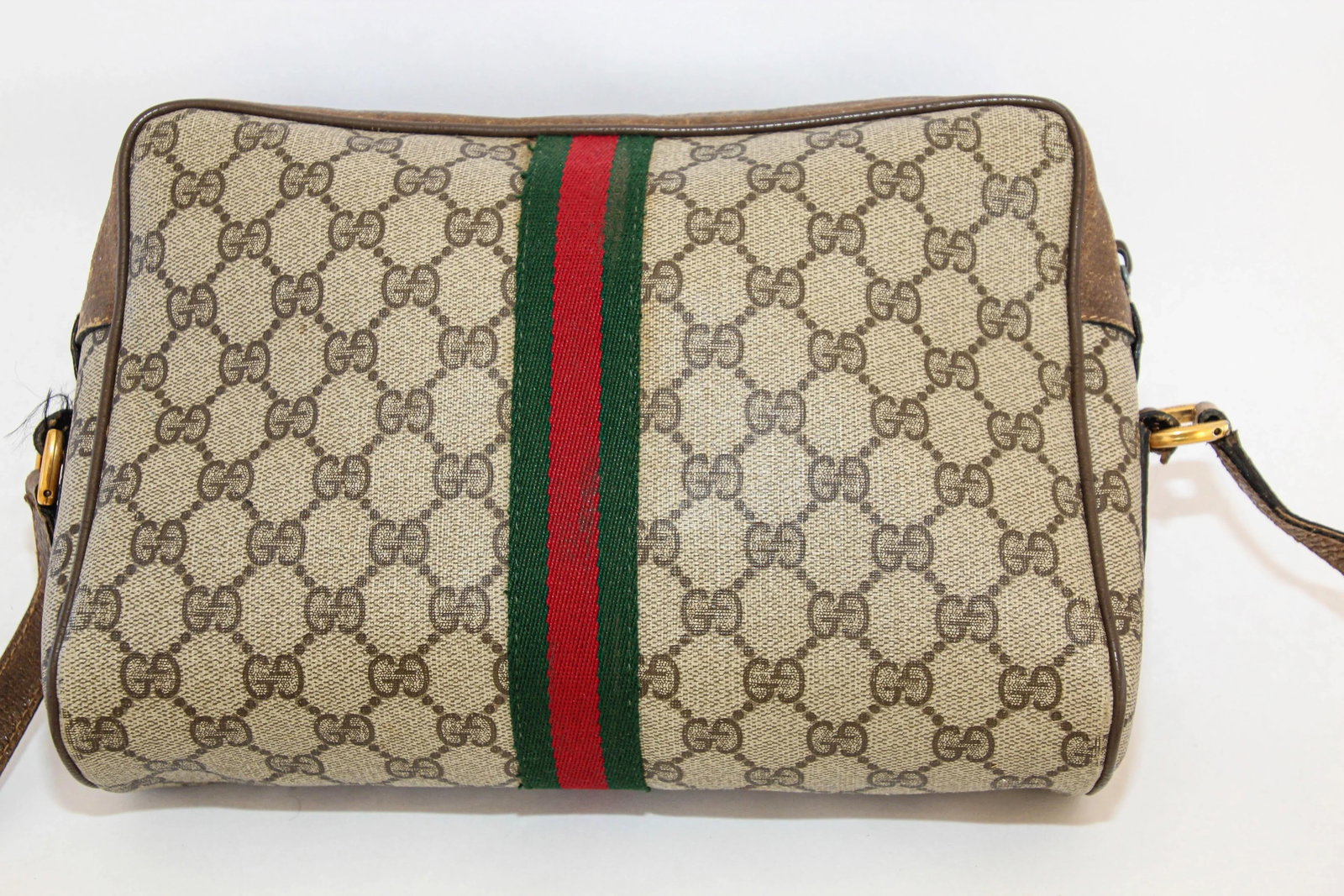 Vintage GUCCI Monogram Ophidia Web GG Supreme Shoulder Crossbody Bag - 8