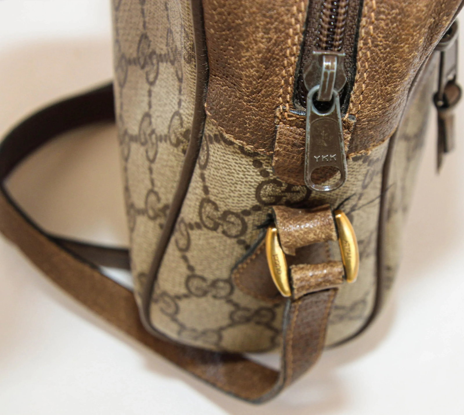 Vintage GUCCI Monogram Ophidia Web GG Supreme Shoulder Crossbody Bag - 9