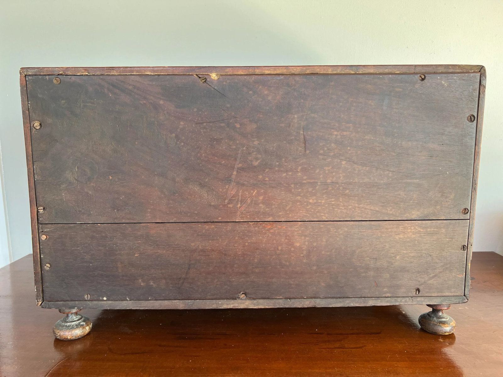 18th Century, Heavily Carved Bone Inset & Iron Mounted Spanish Vargueno - 7