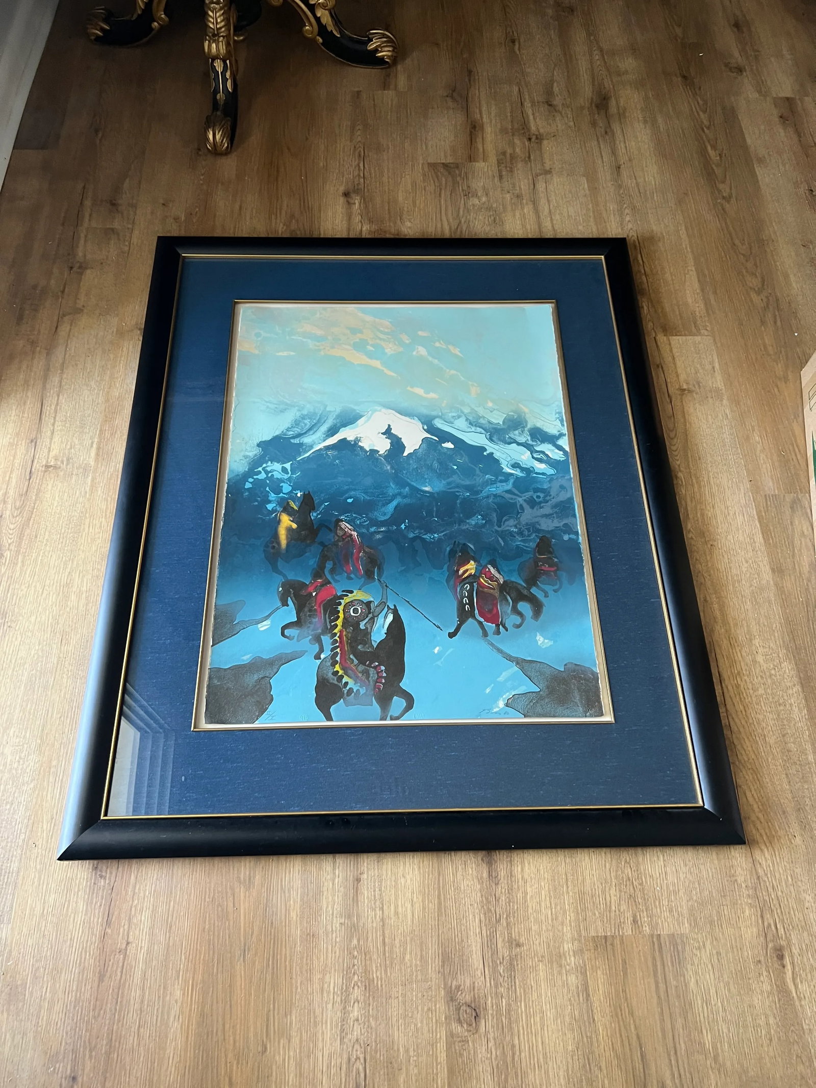 Earl Bliss "Rising to the Call of the Fog in the Morning" Serigraph 2/10 Signed - 2