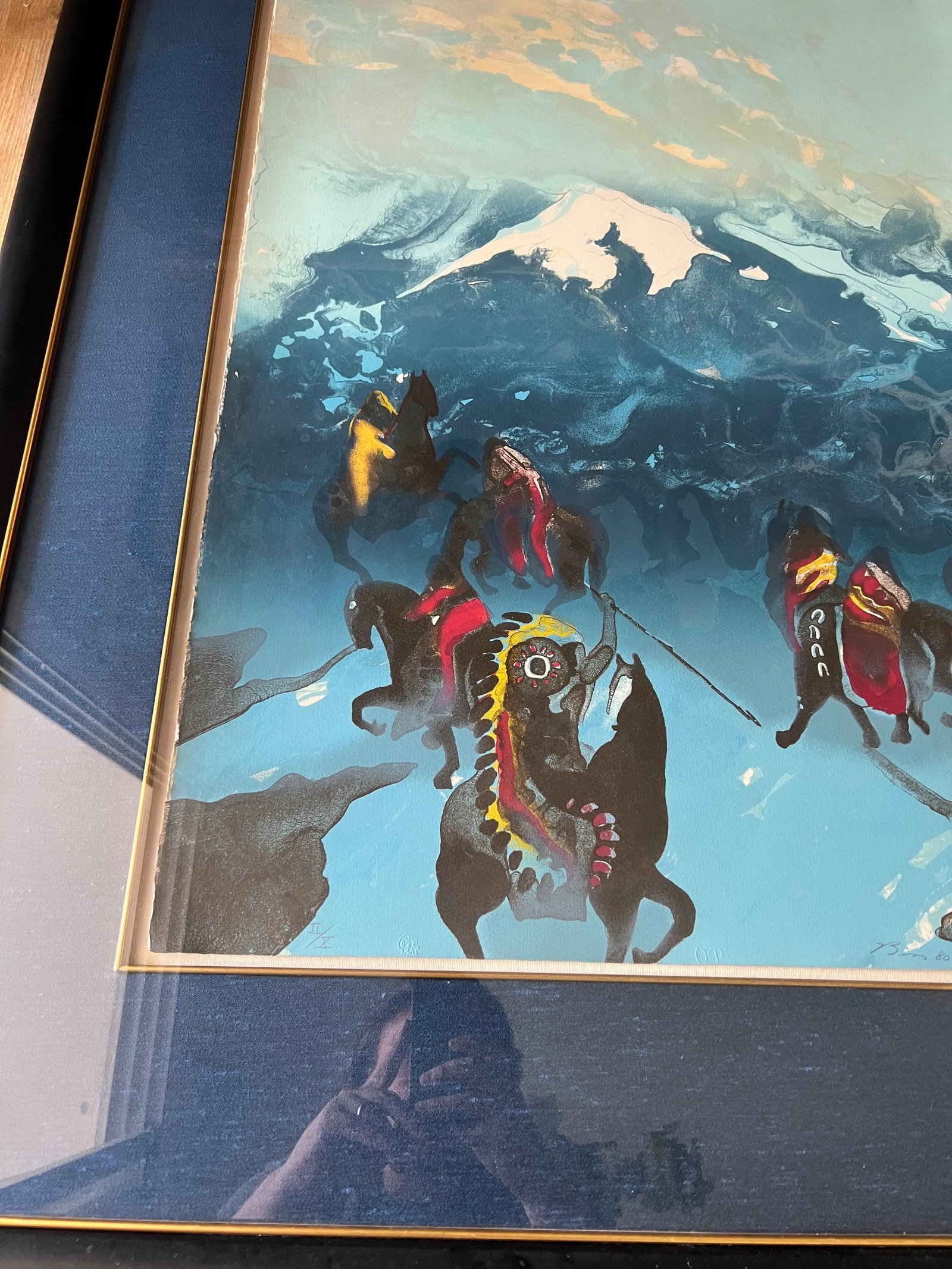 Earl Bliss "Rising to the Call of the Fog in the Morning" Serigraph 2/10 Signed - 3