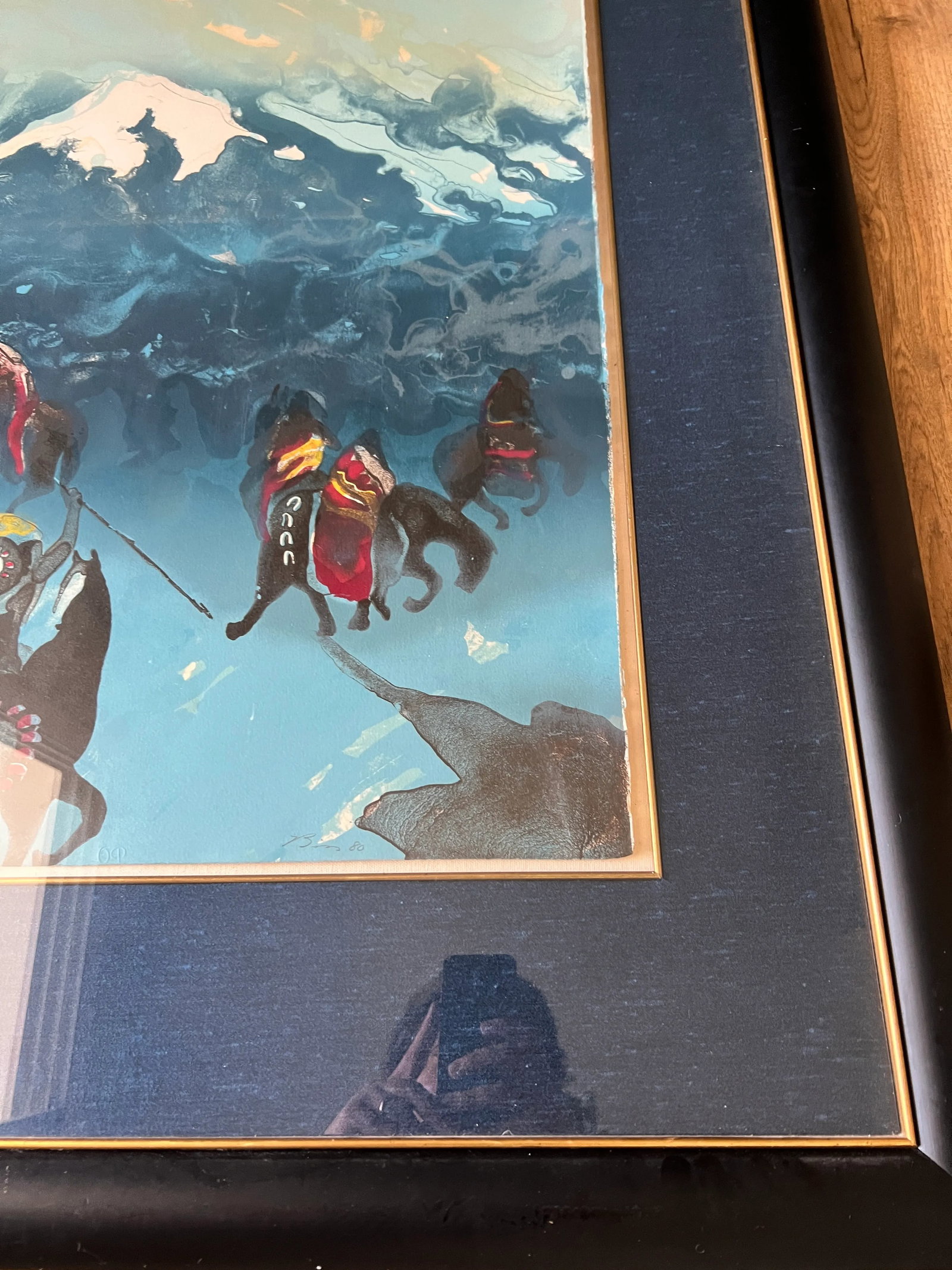 Earl Bliss "Rising to the Call of the Fog in the Morning" Serigraph 2/10 Signed - 4