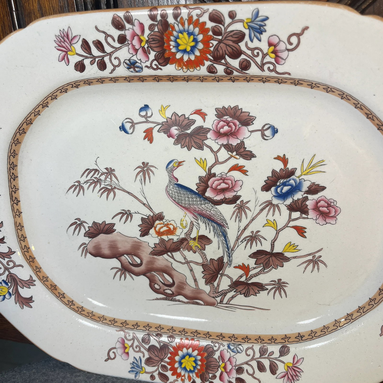 Antique Wedgwood Stone China Platter - 2