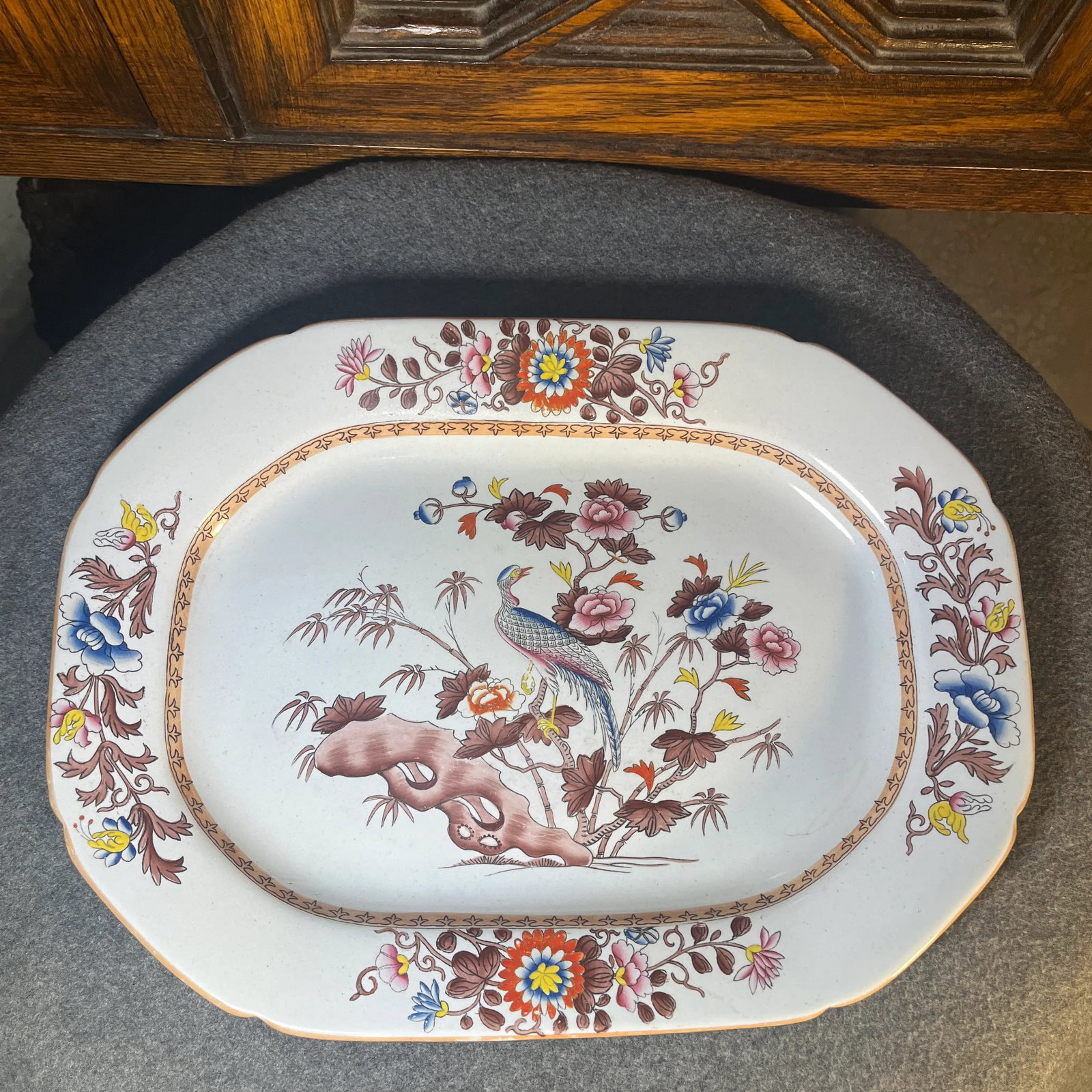 Antique Wedgwood Stone China Platter - 5