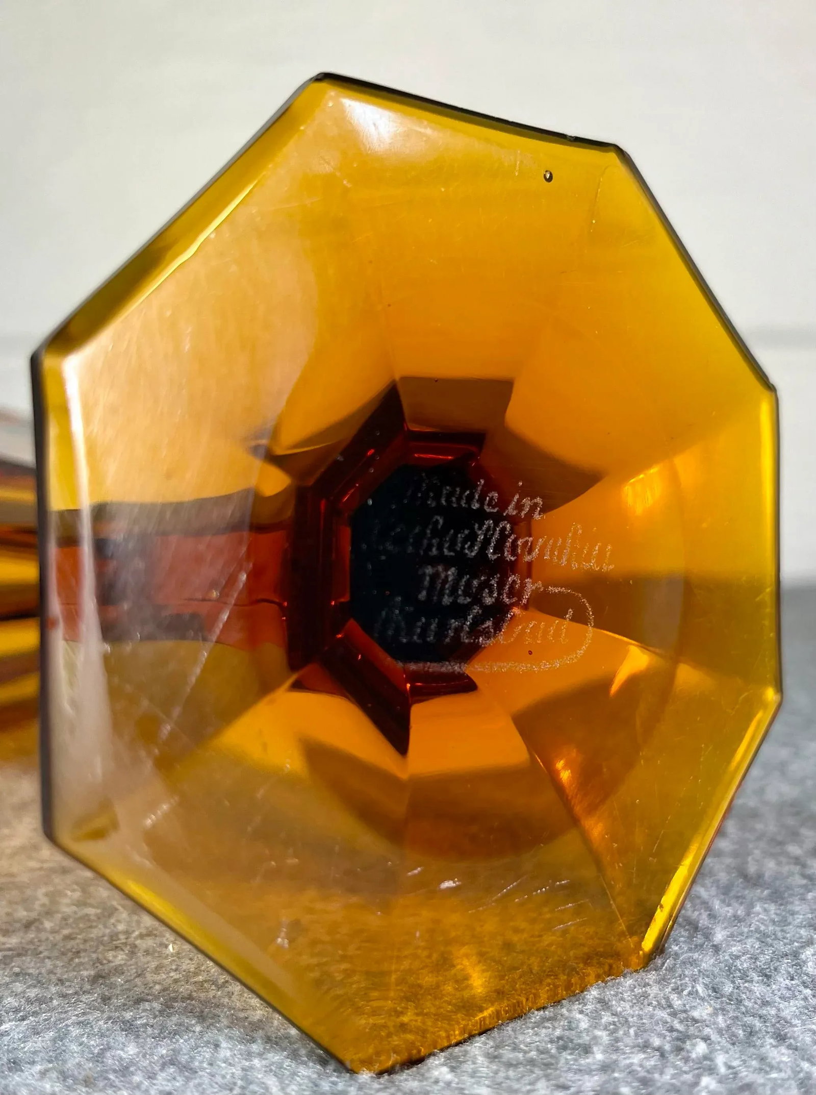 Early 20th Century Art Deco Glass Vase by Moser - 10
