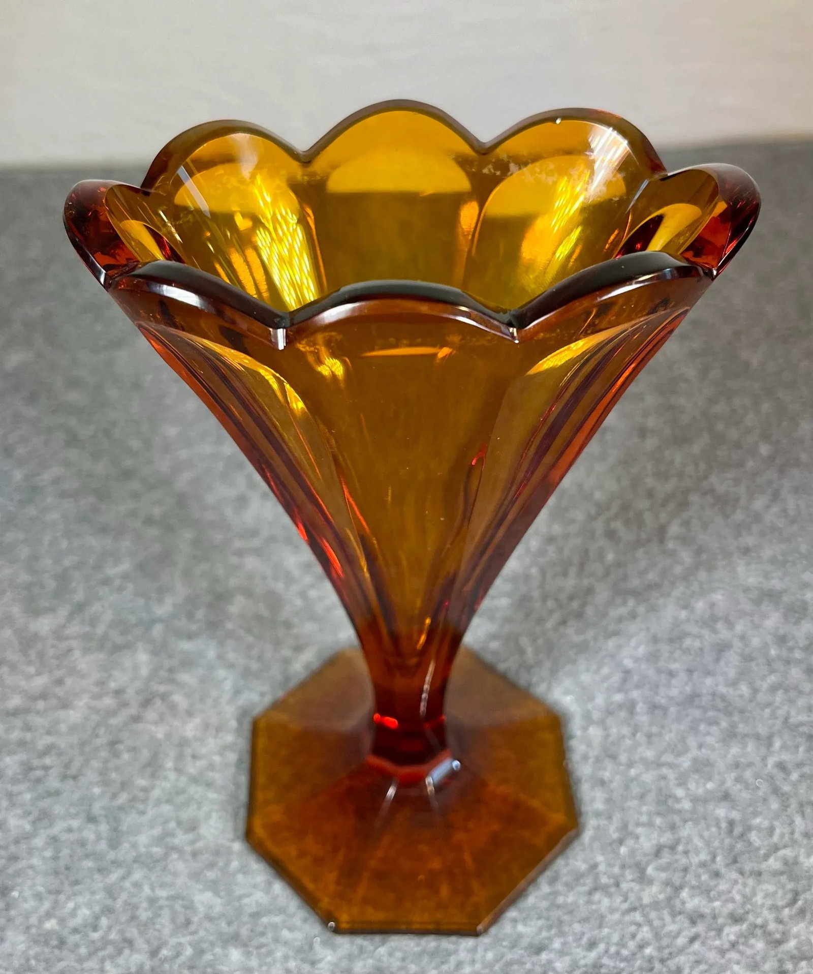 Early 20th Century Art Deco Glass Vase by Moser - 7