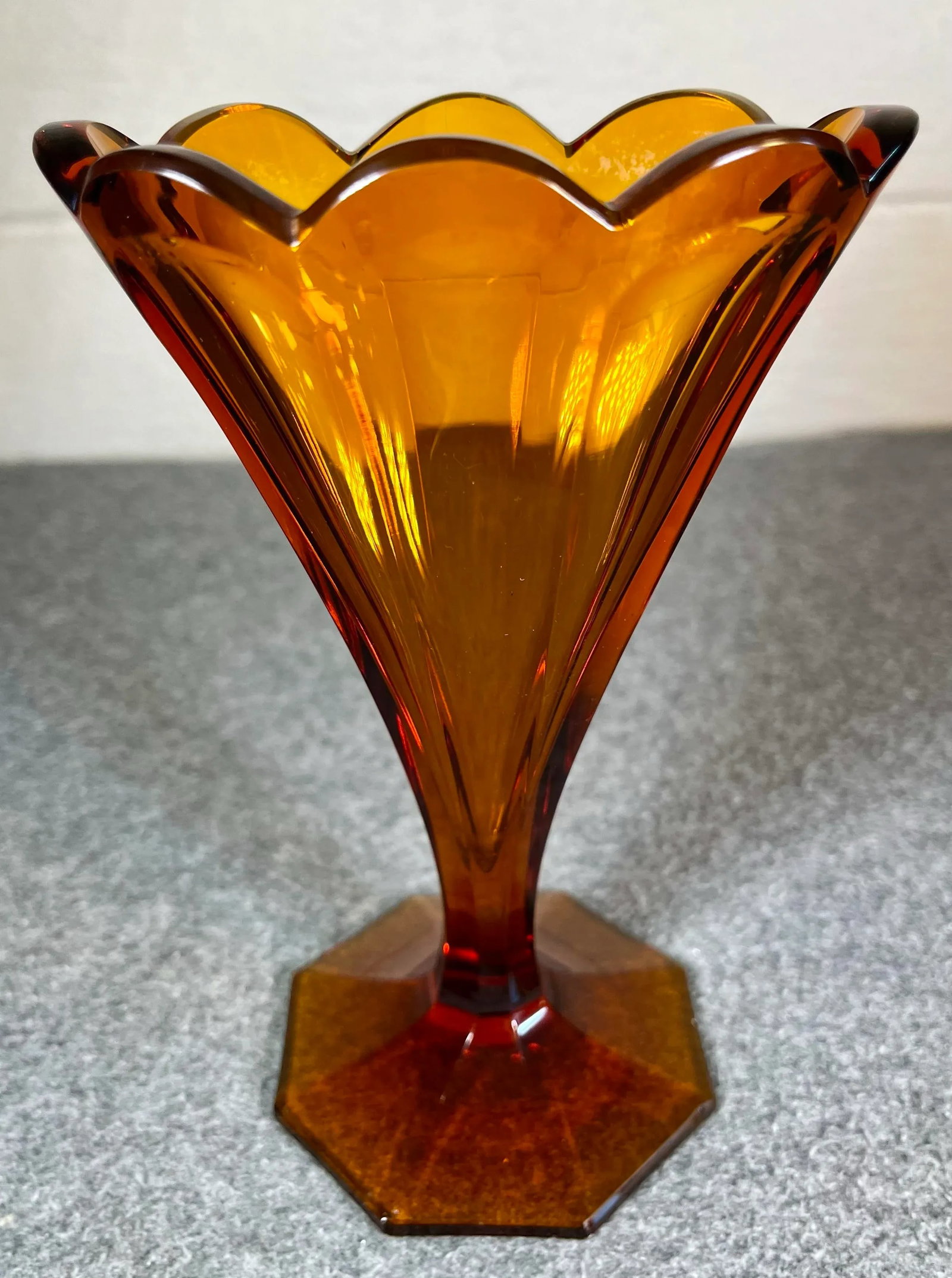 Early 20th Century Art Deco Glass Vase by Moser - 8
