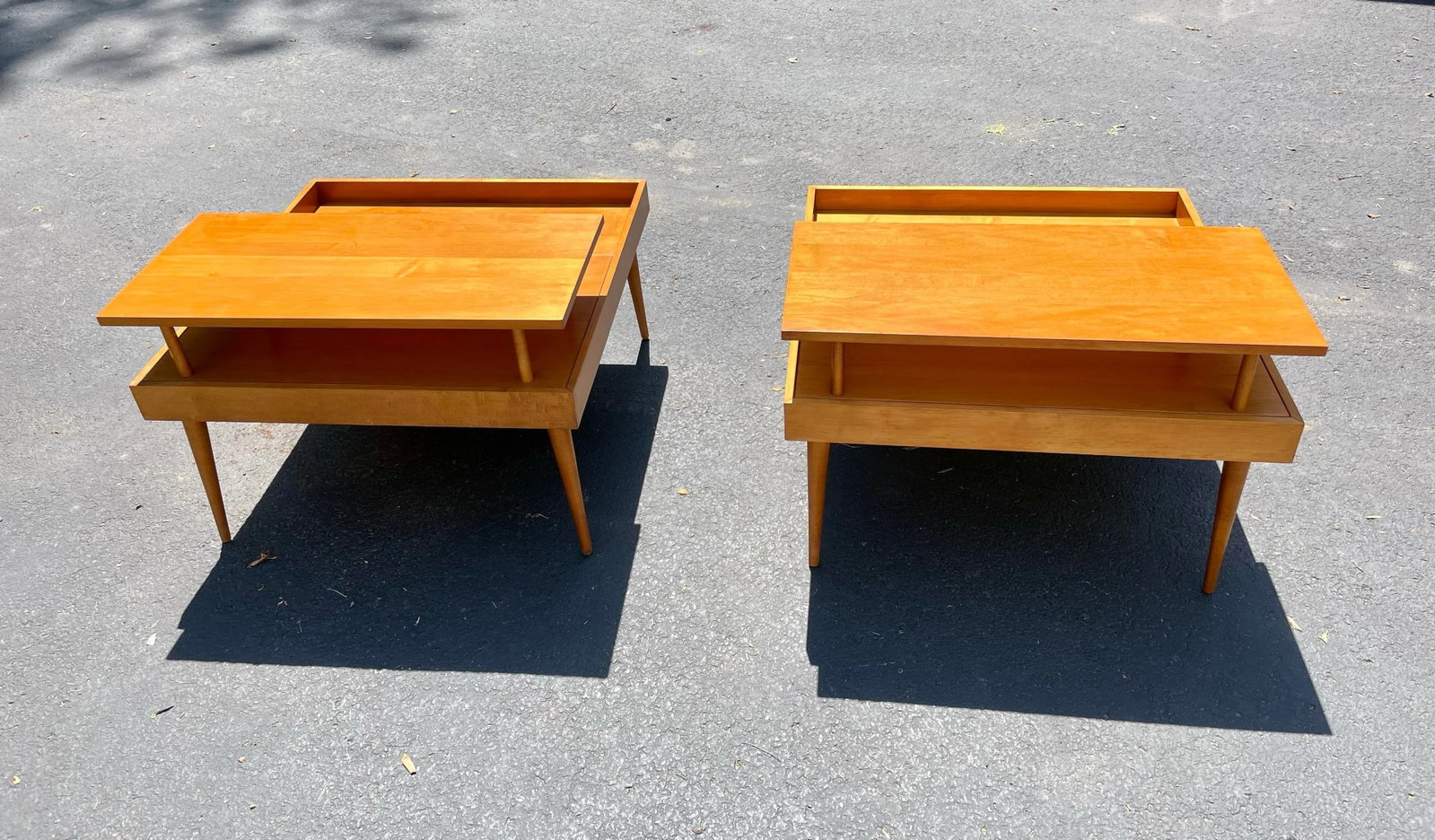 Paul McCobb Planner Group by Winchendon Two Tier Tables - 5