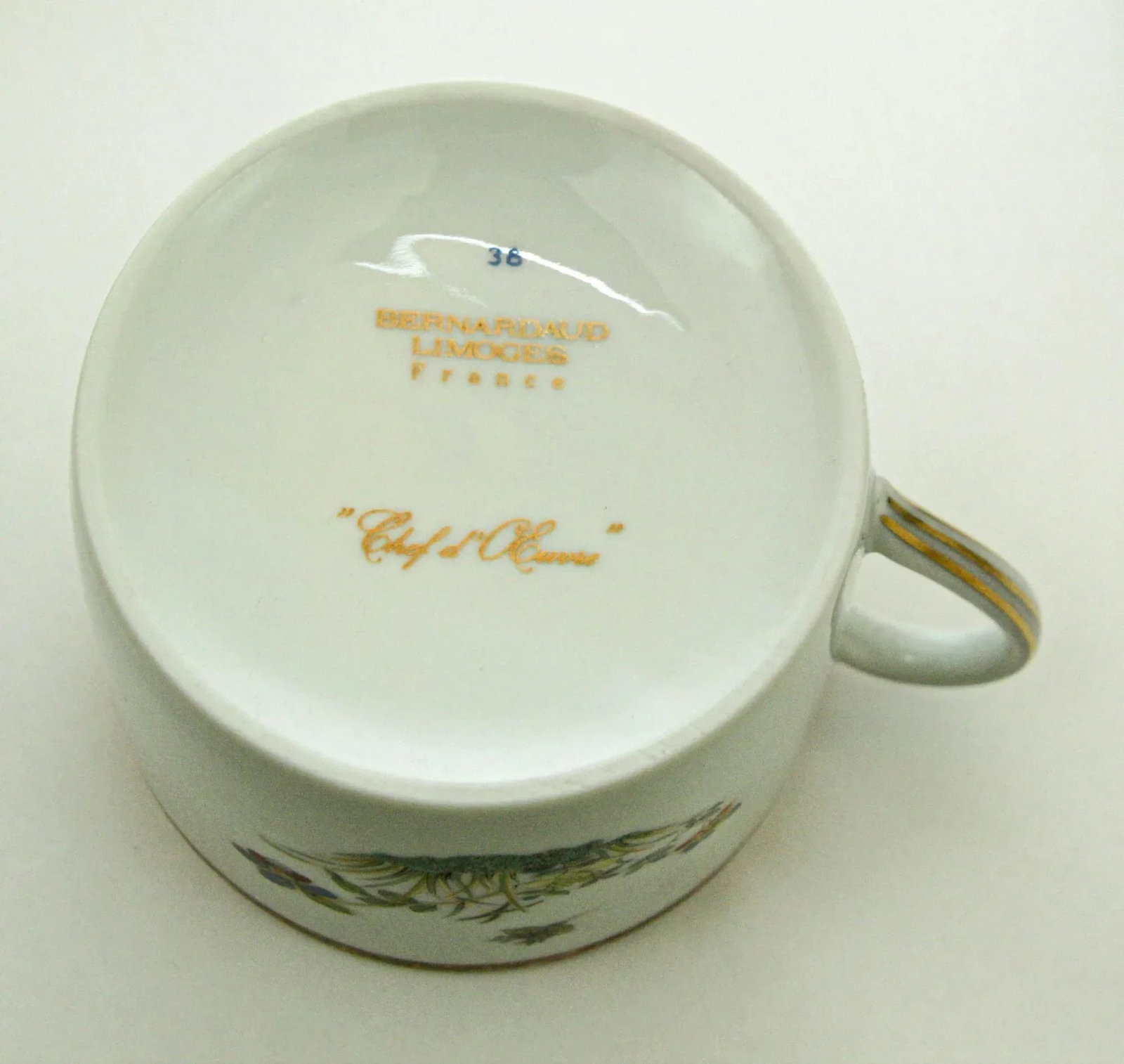 Chef d'Oeuvre by Bernardaud Limoges France Porcelain Set of 5 - 8