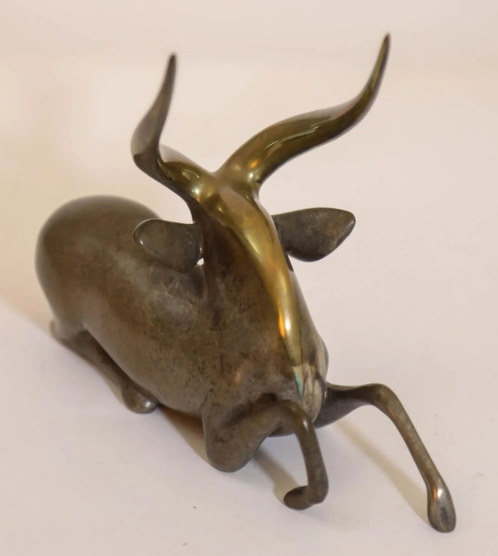 Loet Vanderveen Bronze Sculpture of a Gazelle Signed Numbered Limited Ed. - 4