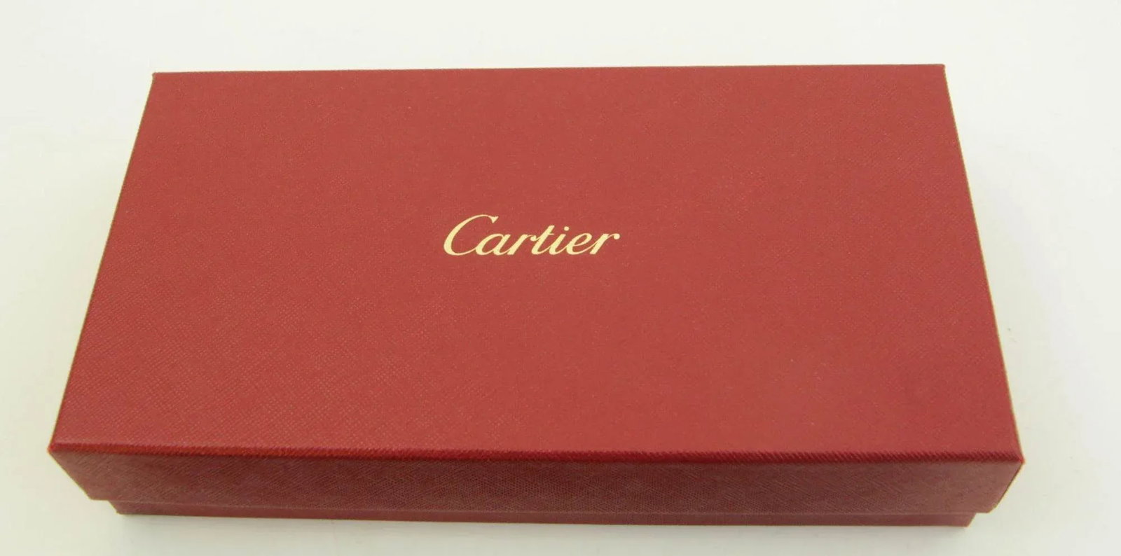 Cartier Paris Burgundy Calfskin Leather Luggage Tag - 3