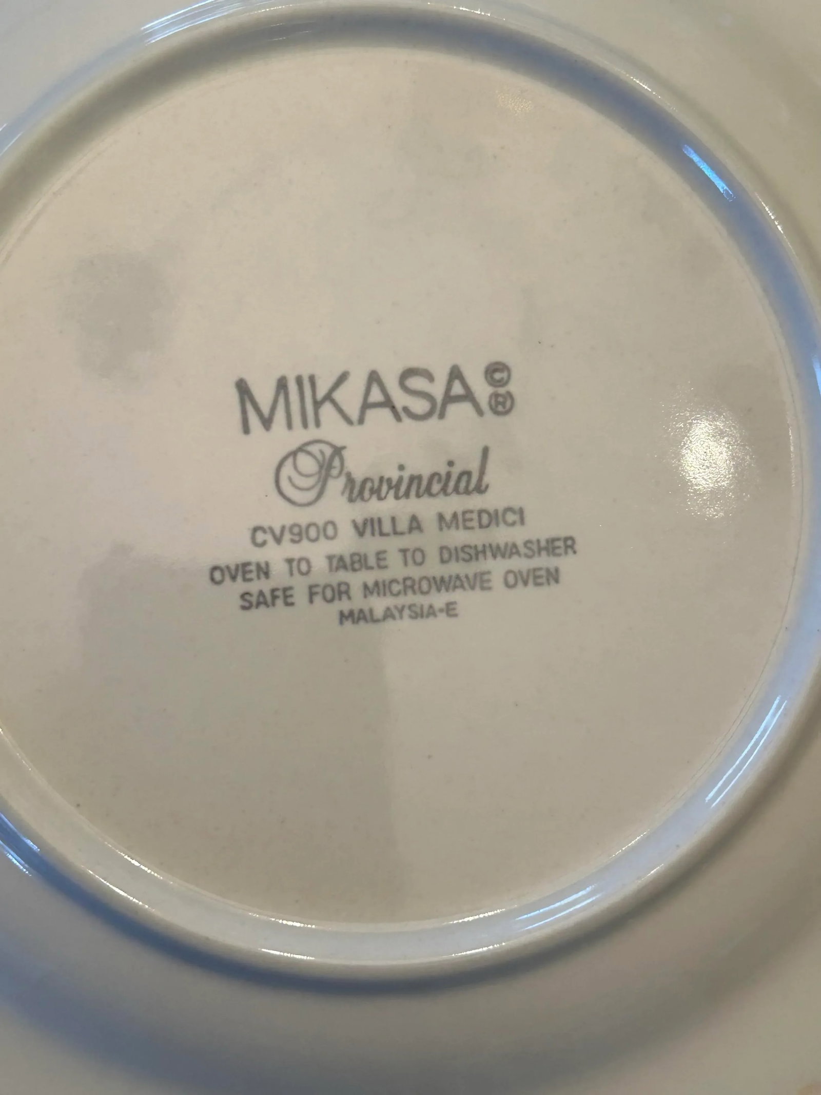 1990's Mikasa Provincial "Villa Medici" Dinnerware - a Set of 62 Pieces - 12
