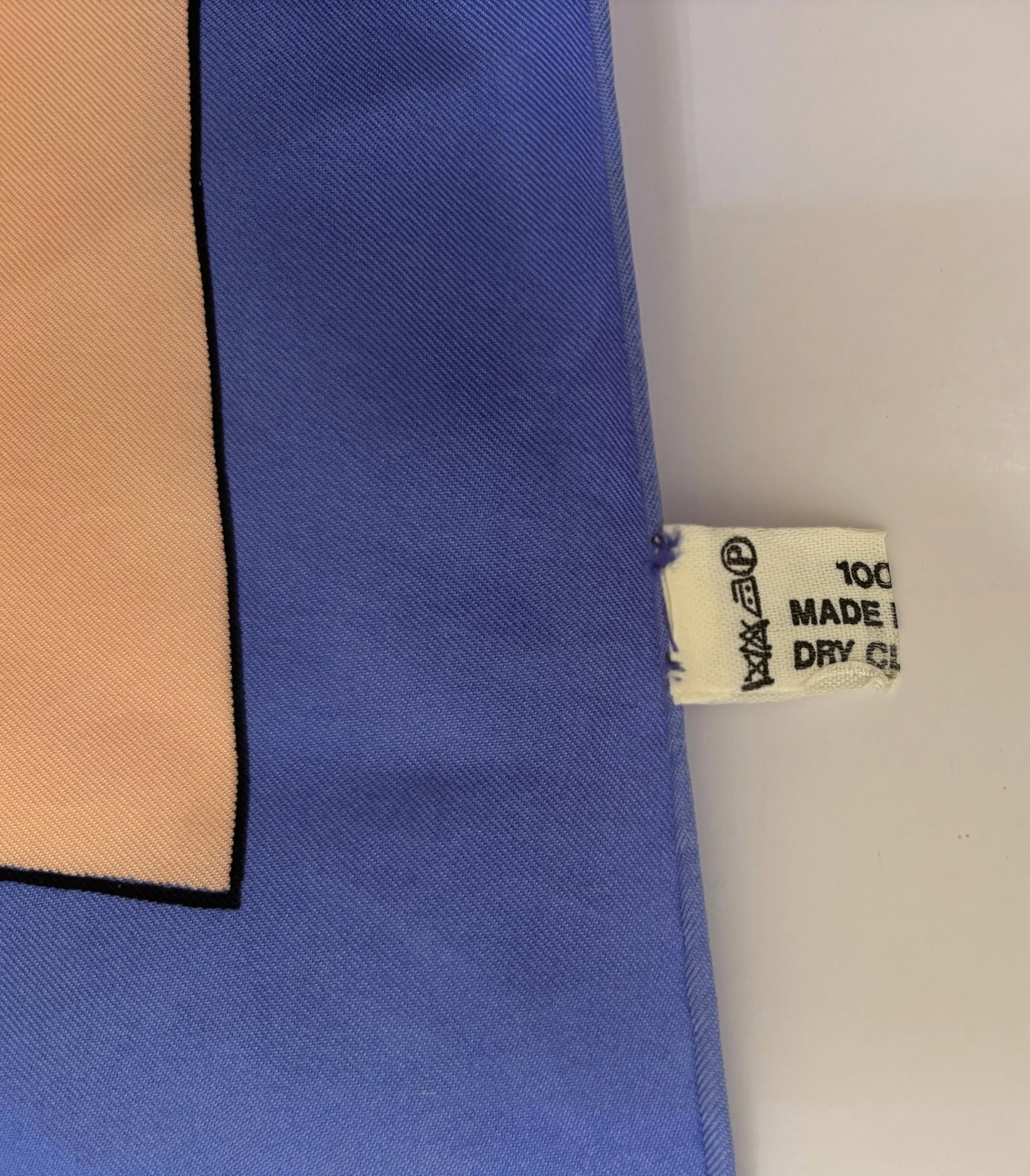 CARTIER Silk Scarf Blue and Salmon Precious Jewels New in Box Paris France - 3