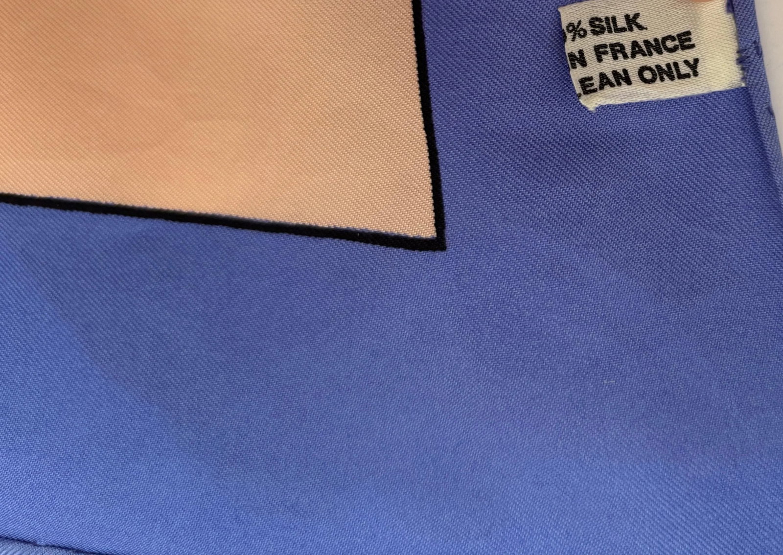 CARTIER Silk Scarf Blue and Salmon Precious Jewels New in Box Paris France - 4