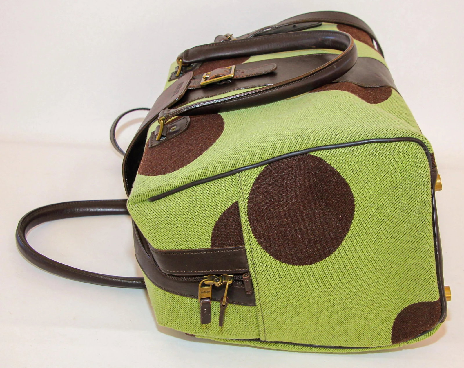 Hartmann Retro Carry-On in Apple Green with Polka Dot - 10