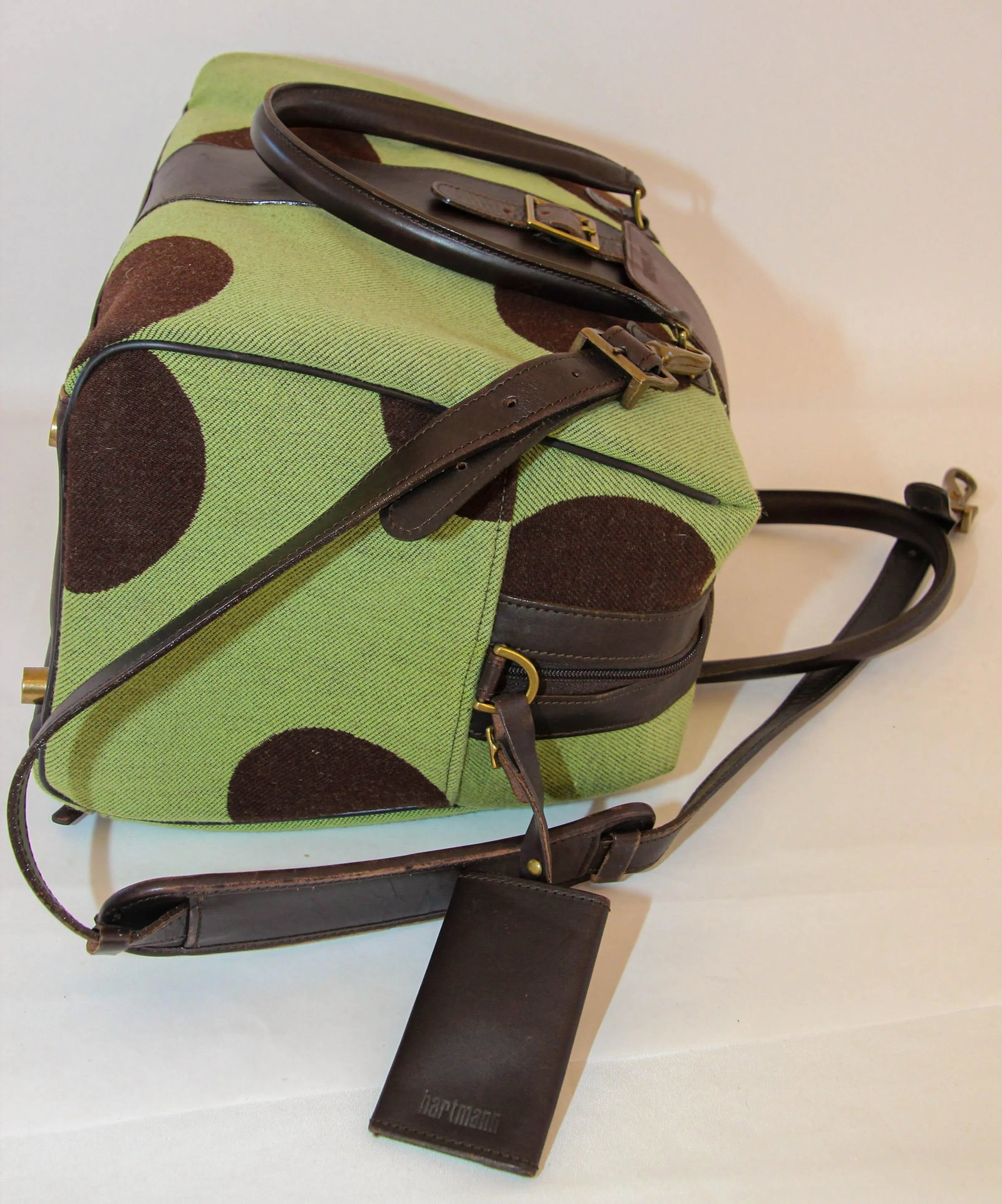 Hartmann Retro Carry-On in Apple Green with Polka Dot - 11
