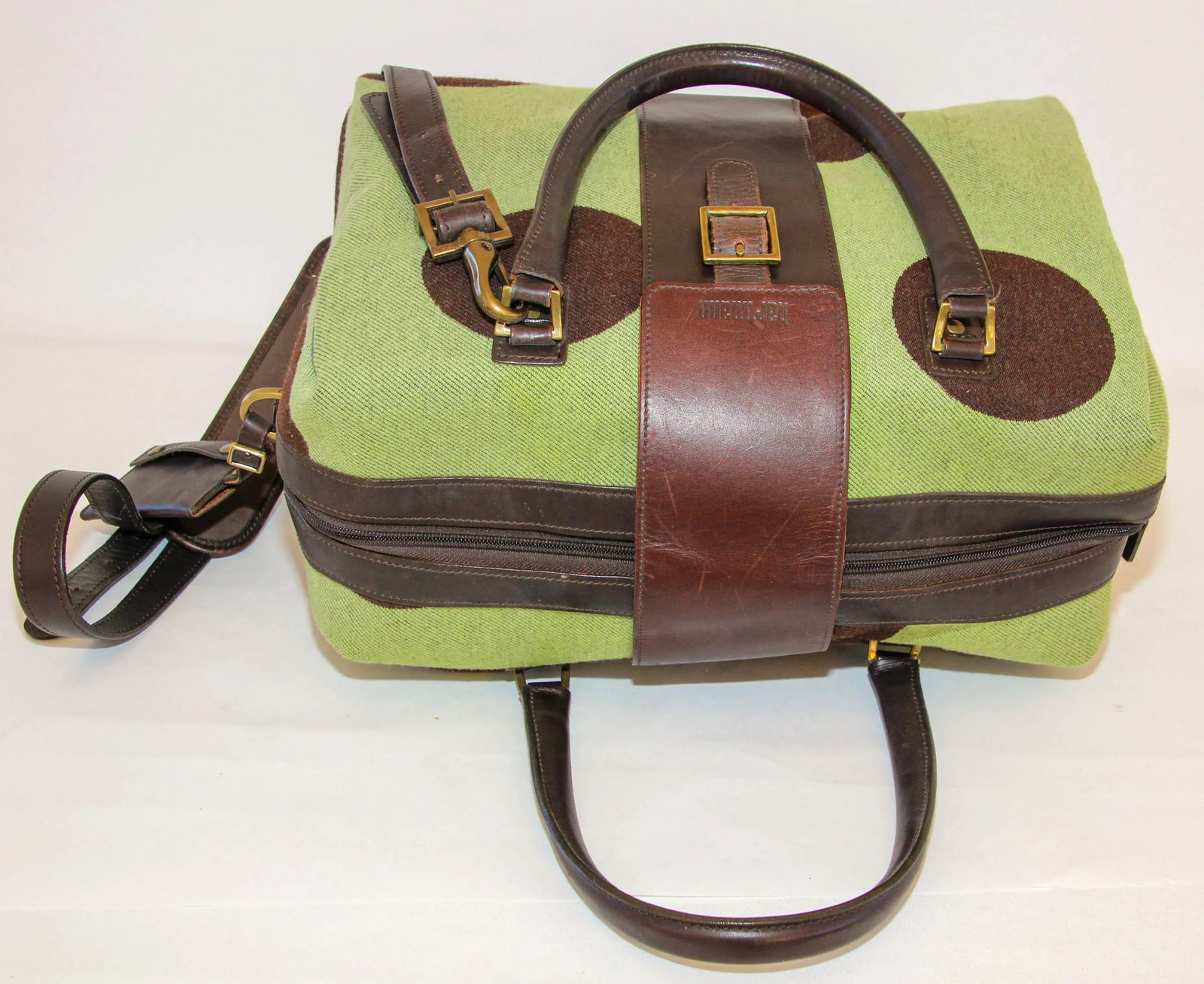 Hartmann Retro Carry-On in Apple Green with Polka Dot - 9