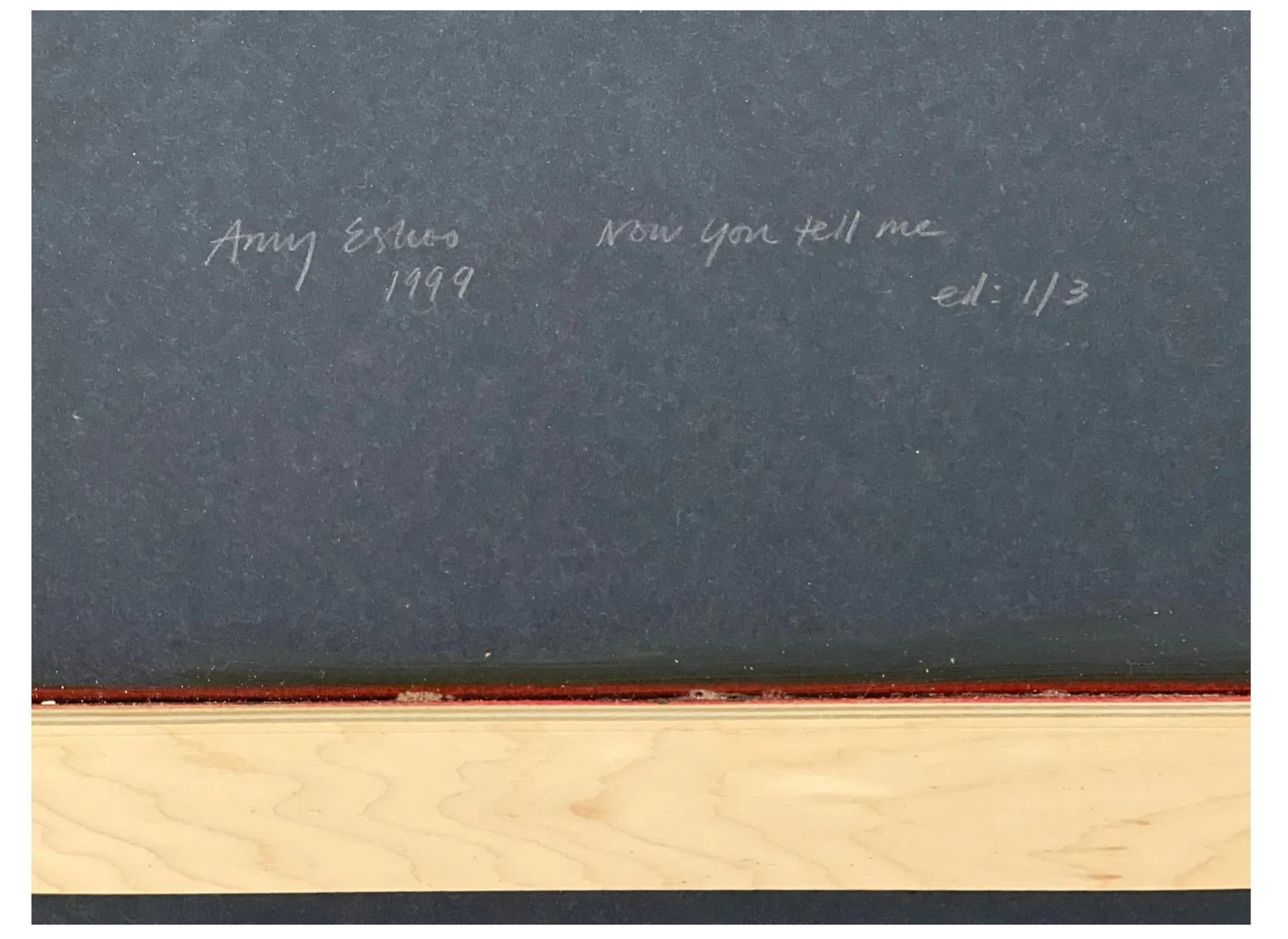 Amy Eshoo, "Now You Tell Me", Ed. 1/3, Signed Photographic Print - 3