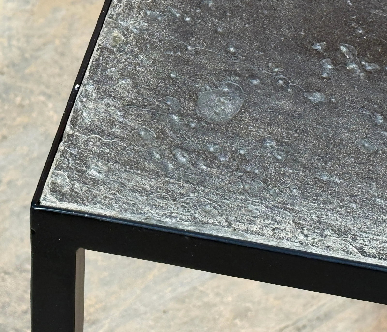 Vintage 1960's Steel & Slate Coffee Table by Floris Fiedeldij for Artimeta - 8