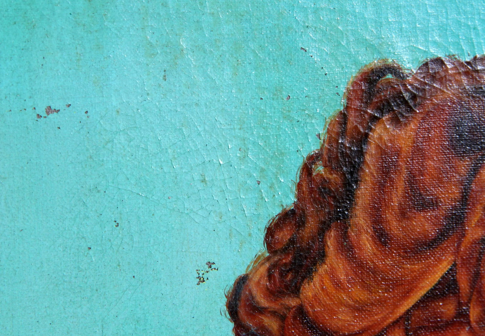 C.1960 Oil on Canvas Nude Painting of Actress Diane Webber - 10