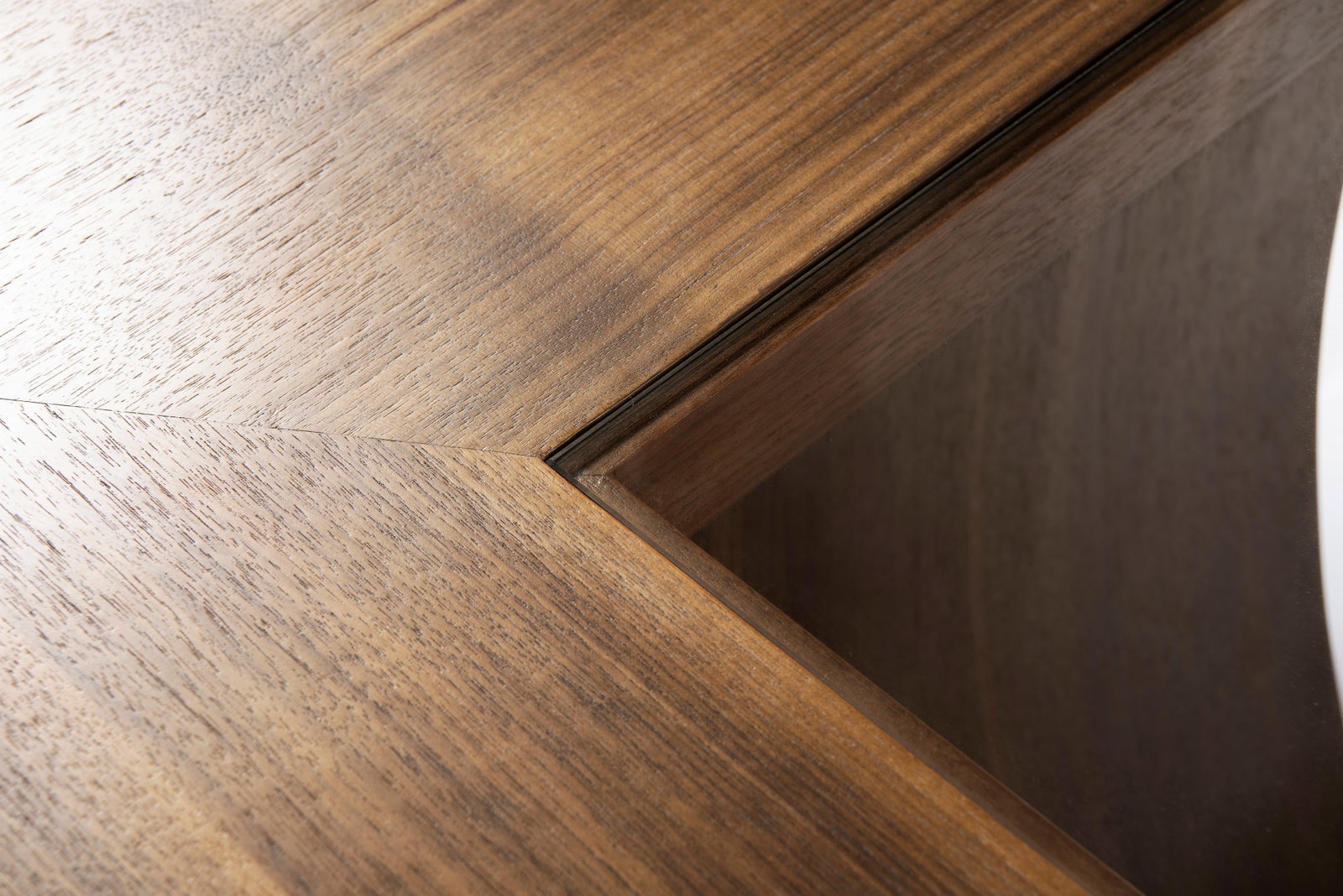Modern Greg Sheres Style Walnut Extension Dining Table - 2