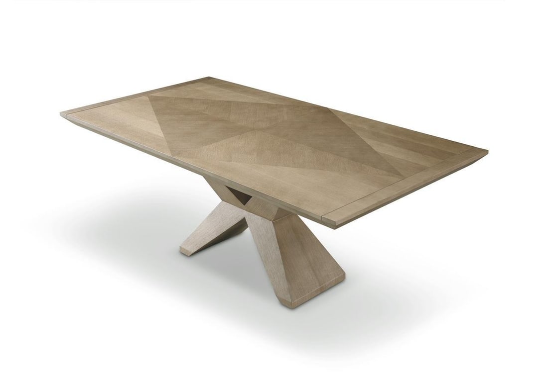 Modern Greg Sheres Style Natural Oak Extension Dining Table - 3