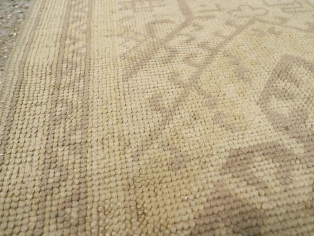 Galerie Shabab Collection Early 20th Century Turkish Oushak Throw Rug - 3