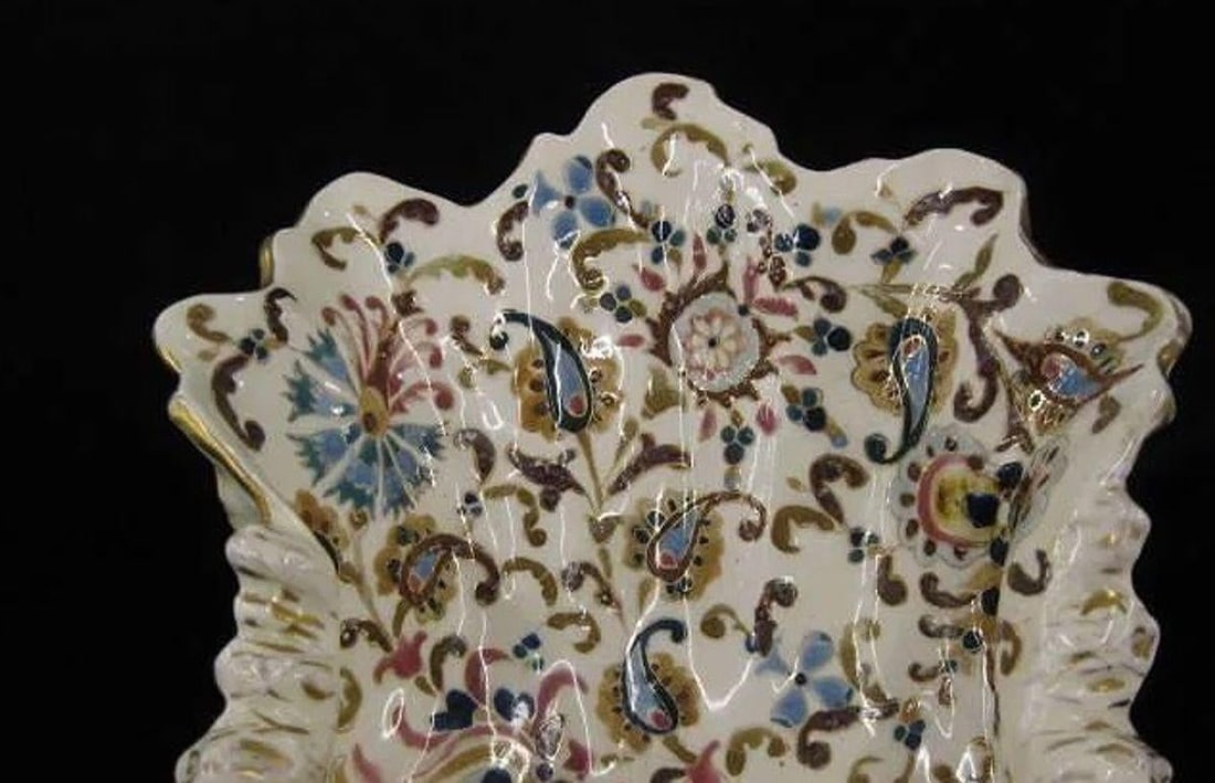 Fischer Budapest Majolica Jardinière Centerpiece Hungarian Art Pottery 19th C - 8