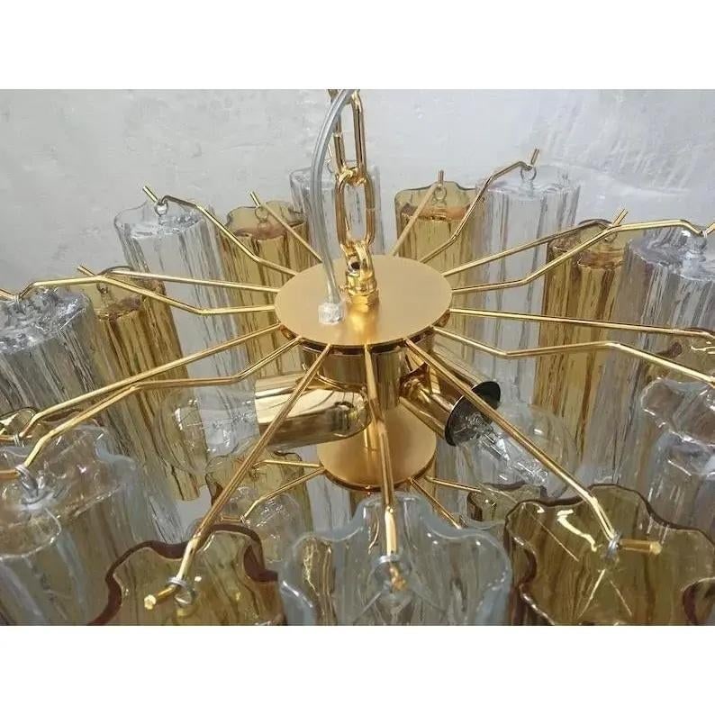 Striking Contemporary Murano Glass Sputnik Chandelier in Multicolor, Inspired by Mazzega Style - 7