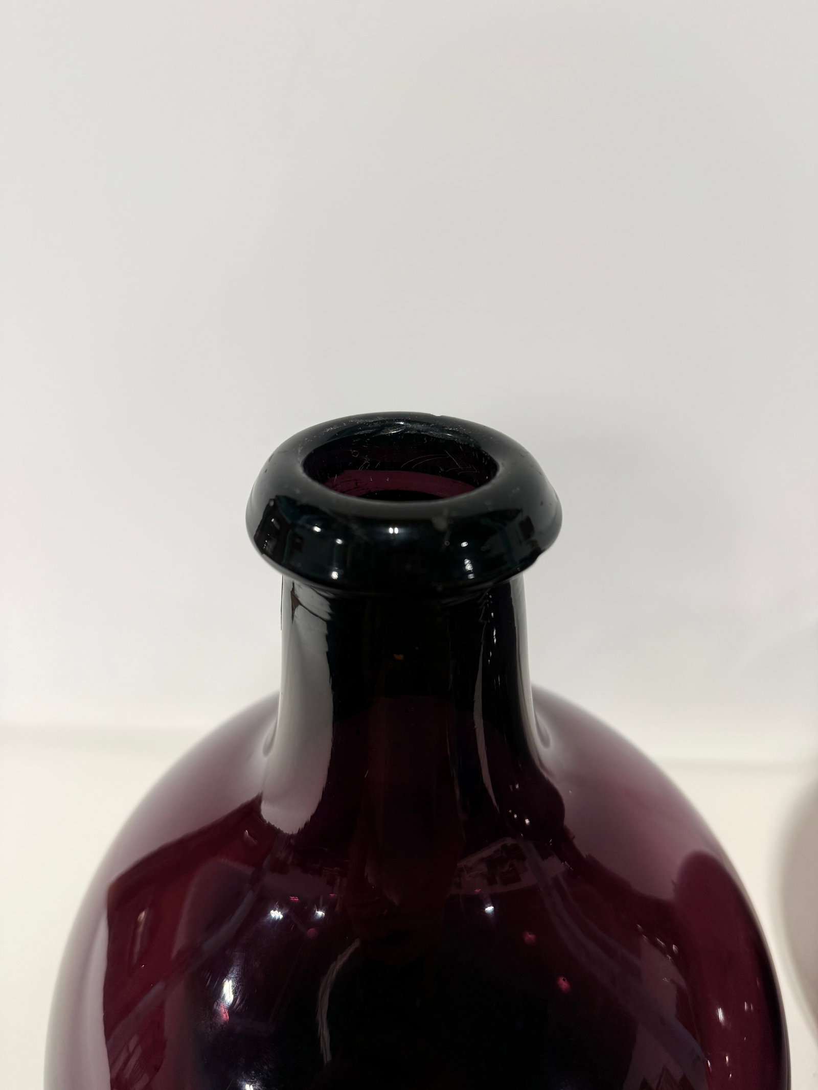 Pair, Scottish Apothecary Amethyst Glass Bottles, C. 1890 With Labels - 6