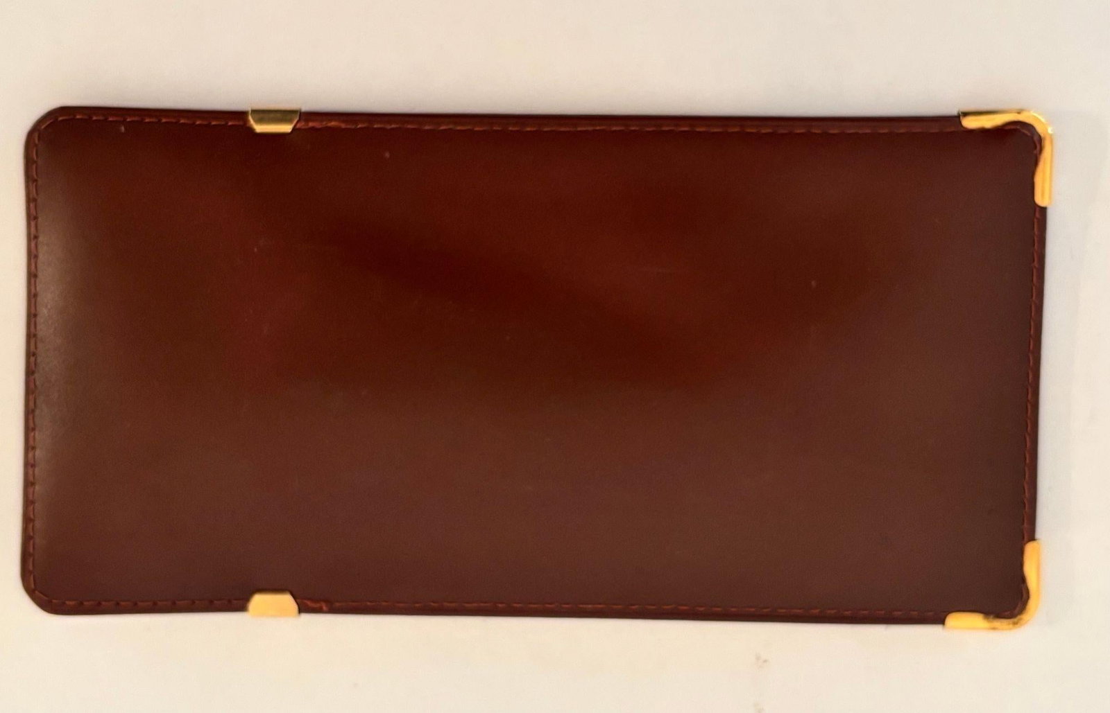 Cartier Burgundy Leather Eyewear Case Made in France 1980s - 8