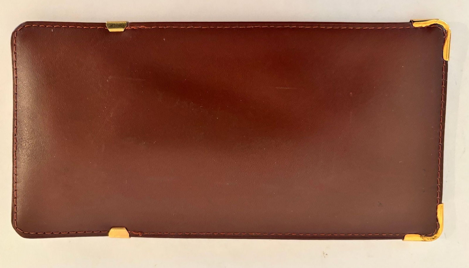 Cartier Burgundy Leather Eyewear Case Made in France 1980s - 9