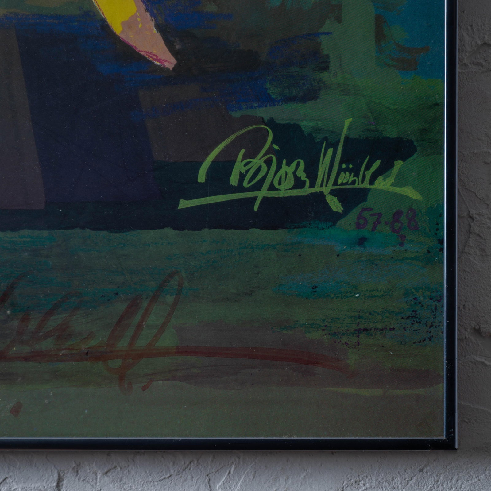 Bjorn Wiinblad Royal Danish Ballet Poster, Signed, 1988 - 5