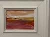 Amber Glow - Miniature Abstract Landscape Art Study by Contemporary Artist 2025 - 2
