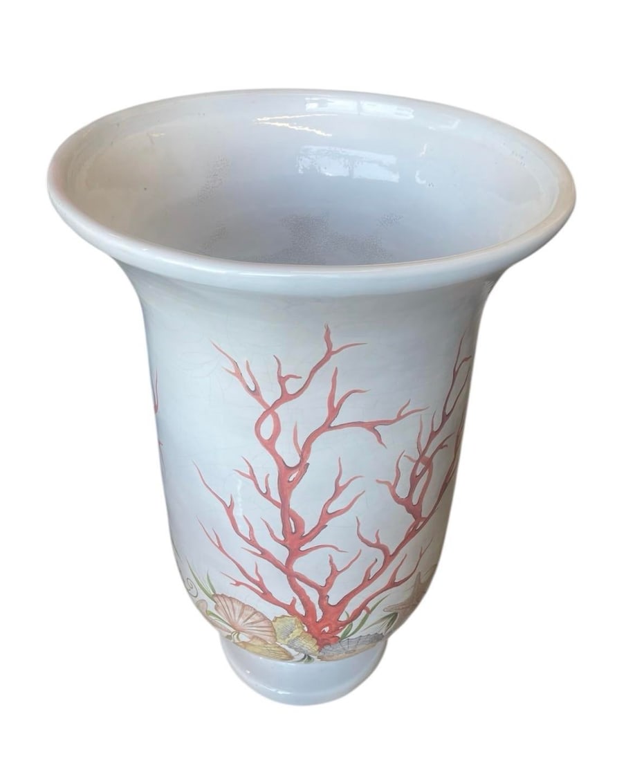 Large-Scale Italian Ceramic Coastal Urn - 2