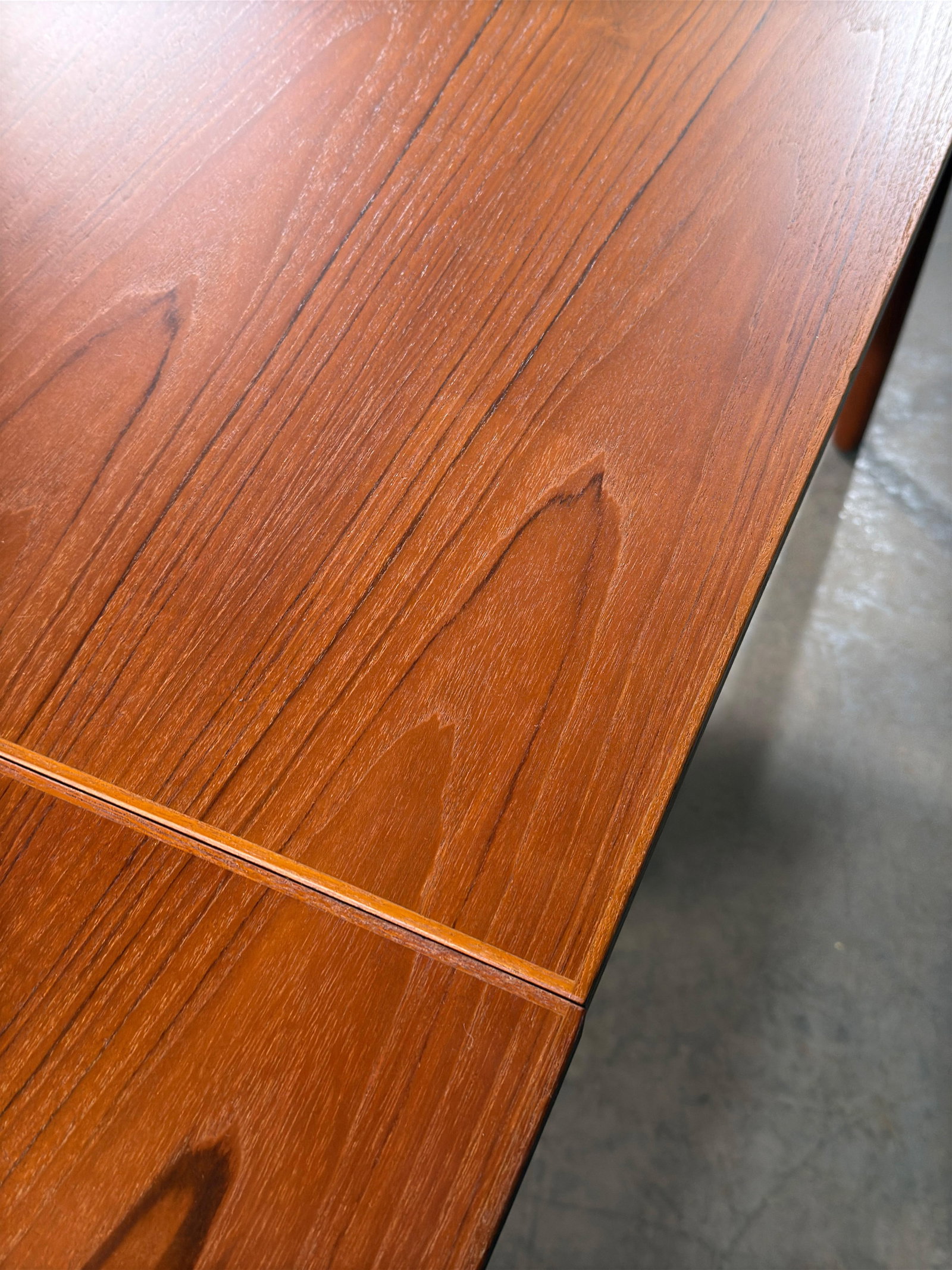 Danish Modern Teak Drop-Leaf Writing Desk With Two Drawers, Denmark, 1960s - 11
