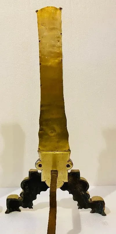 Antique Brass Andirons - 3