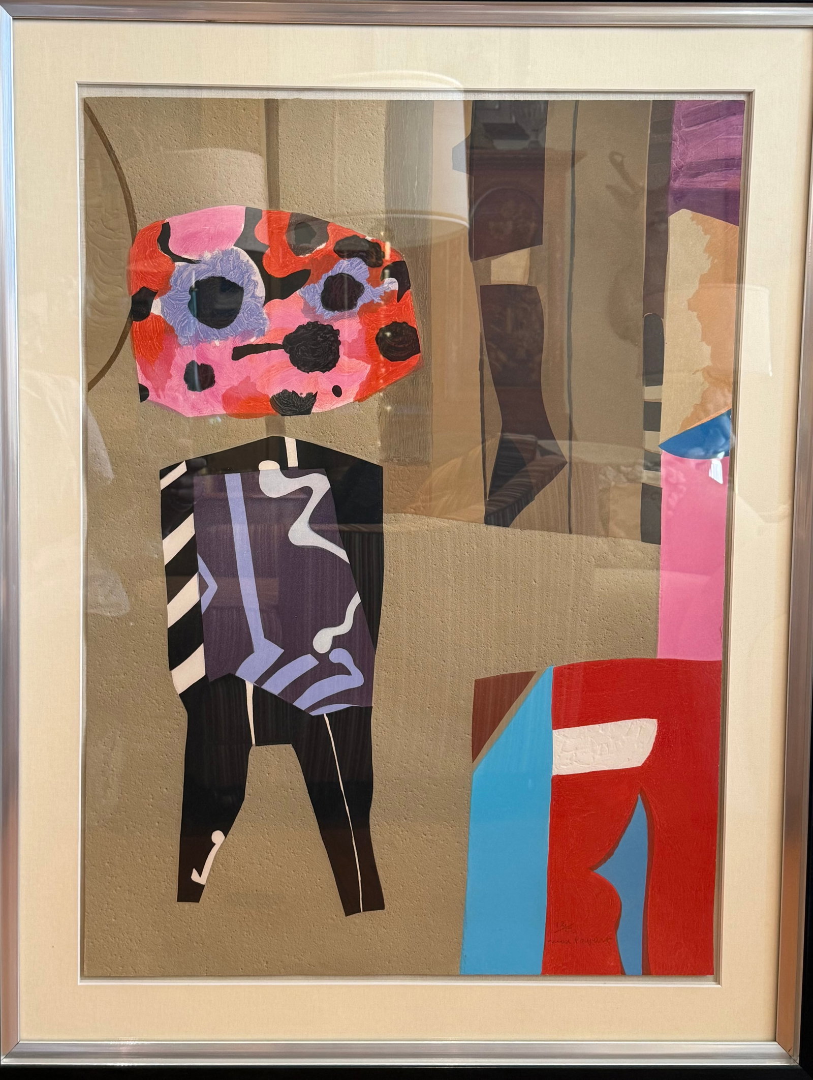 1970s Limited Edition French Painting "Mister K" - 5