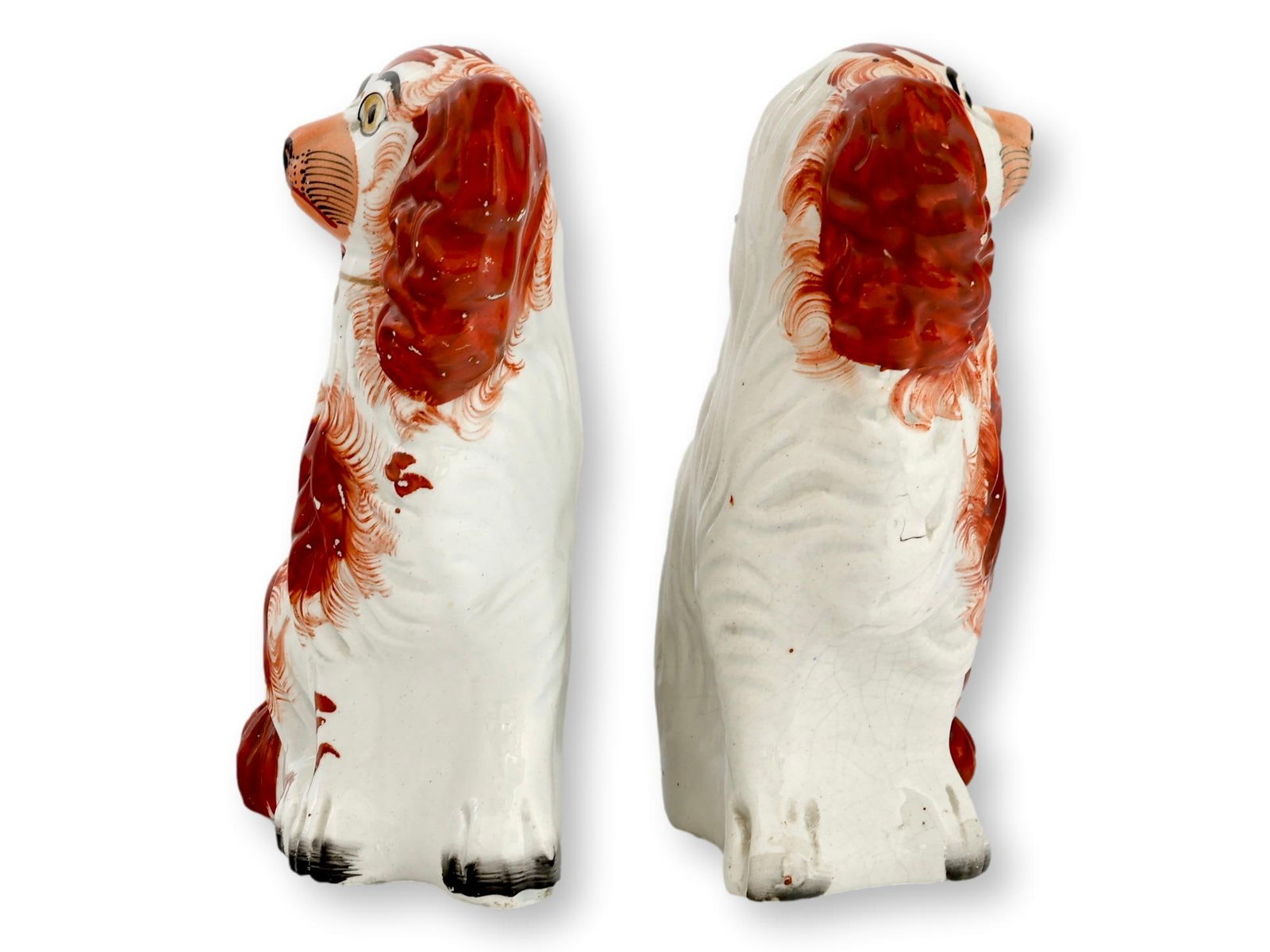 19th Century Staffordshire No. 4 Dogs / Spaniels - 2