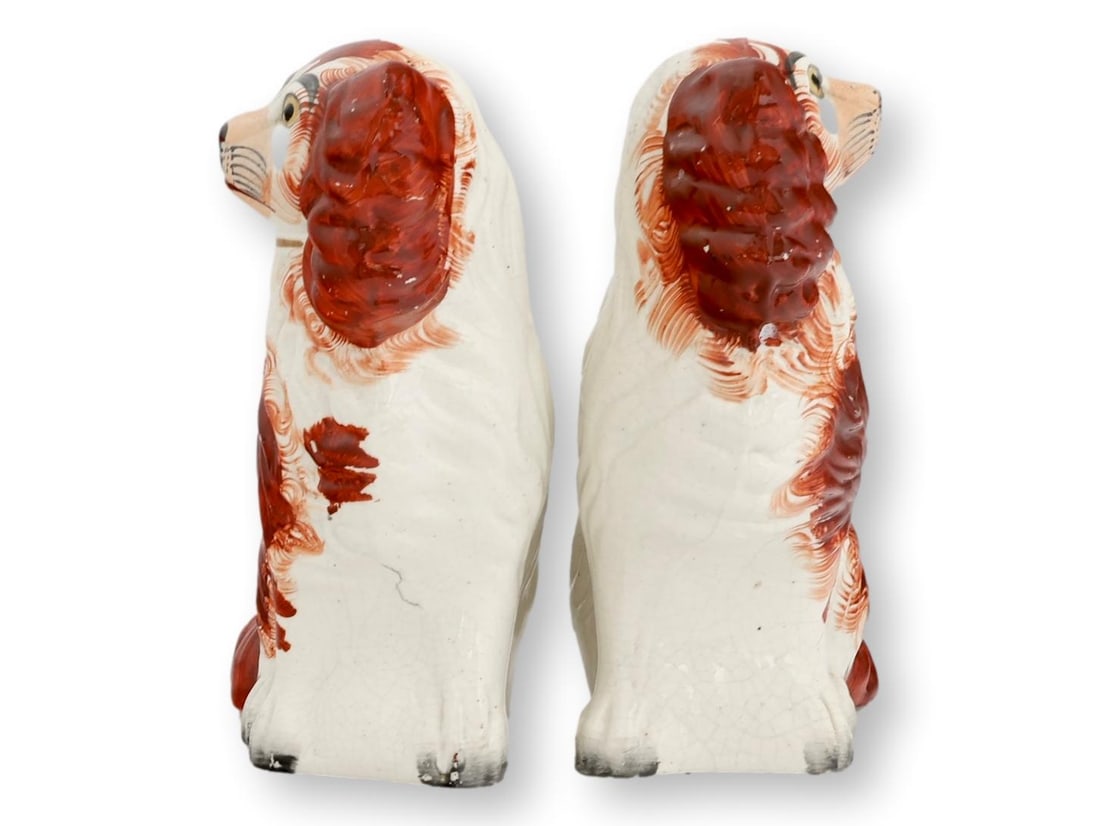 19th Century Staffordshire No. 5 Dogs / Spaniels - 4